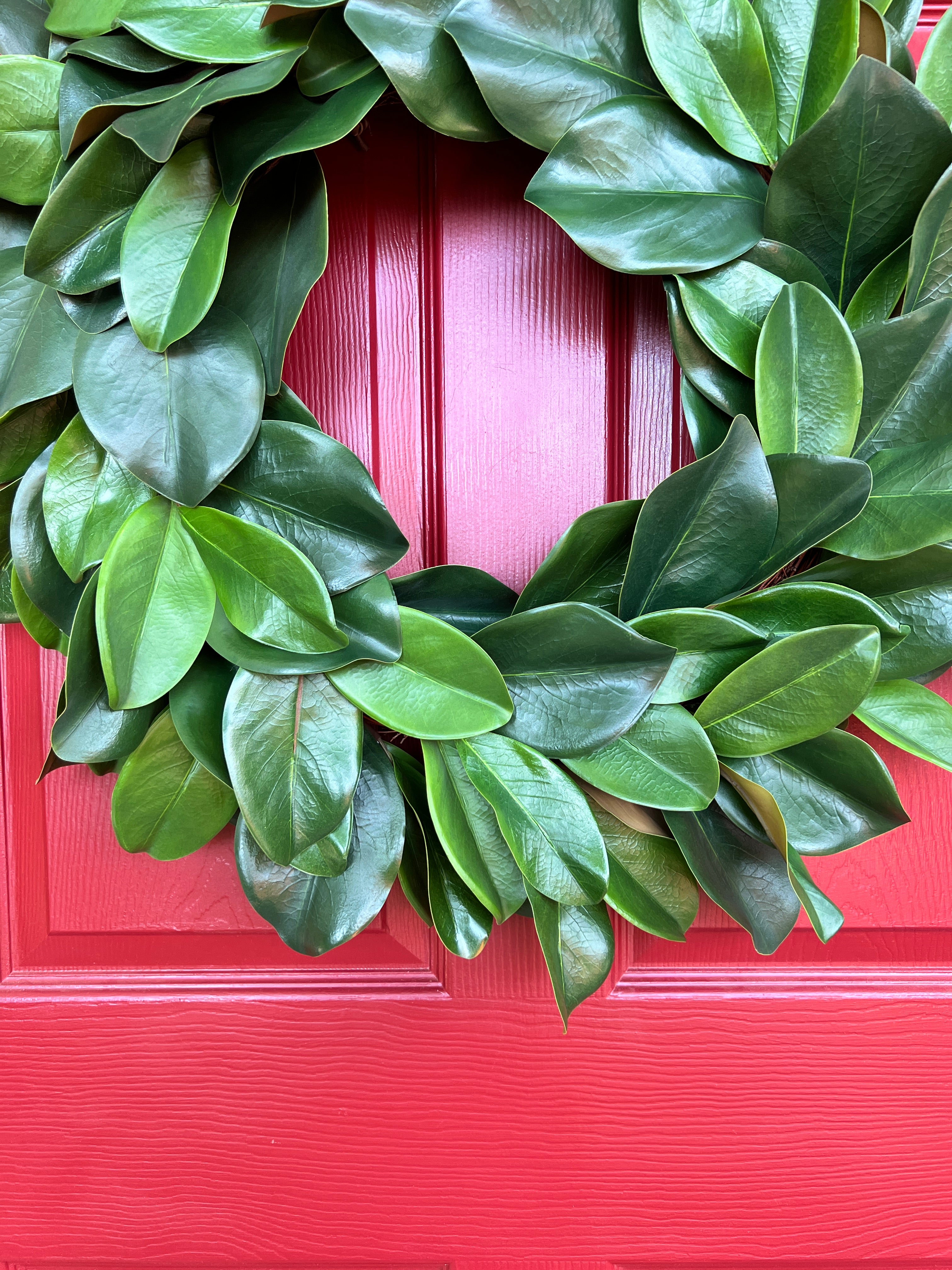 Deluxe large magnolia wreath 26”