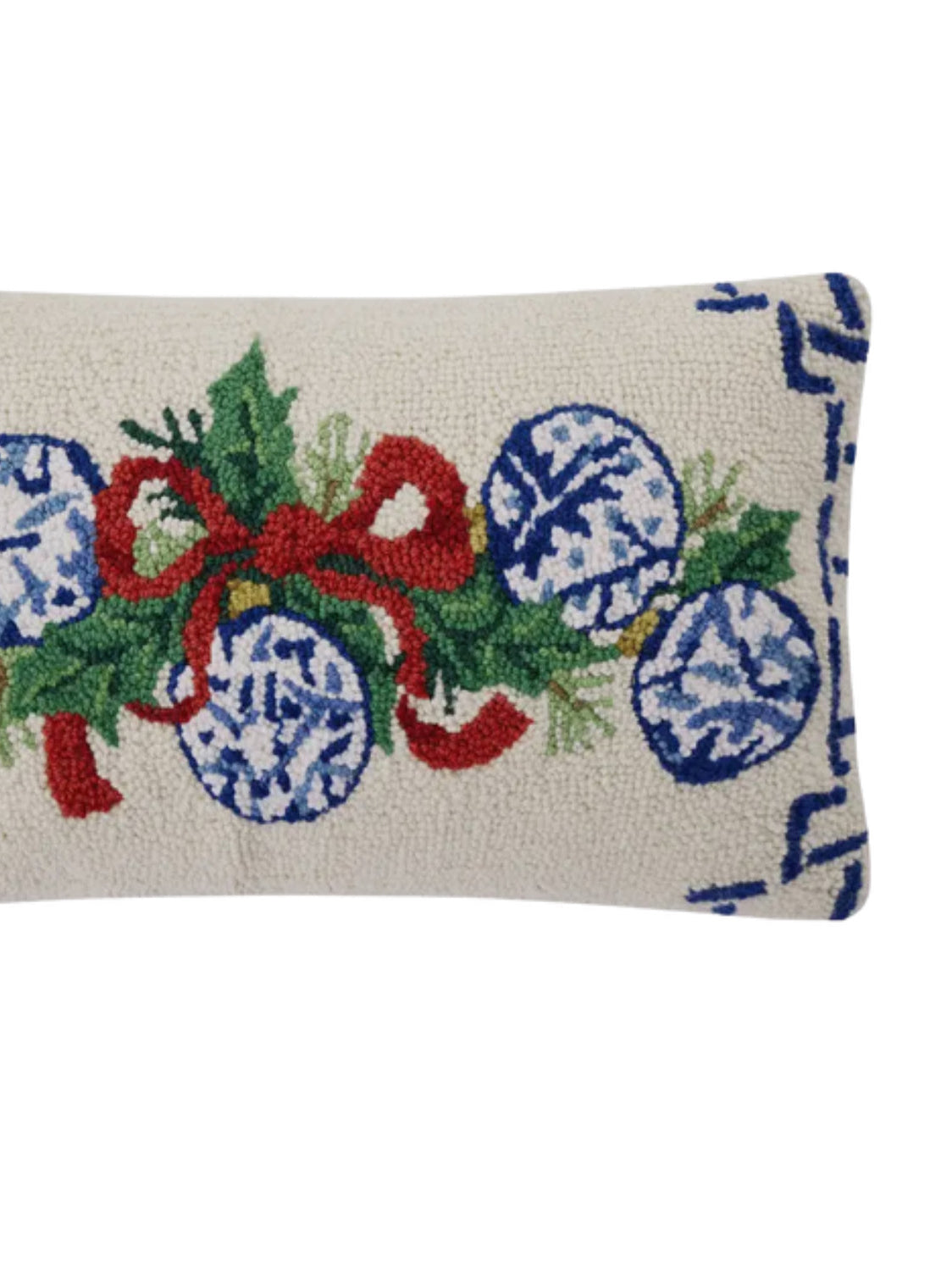 Chinoiserie ornaments Christmas pillow