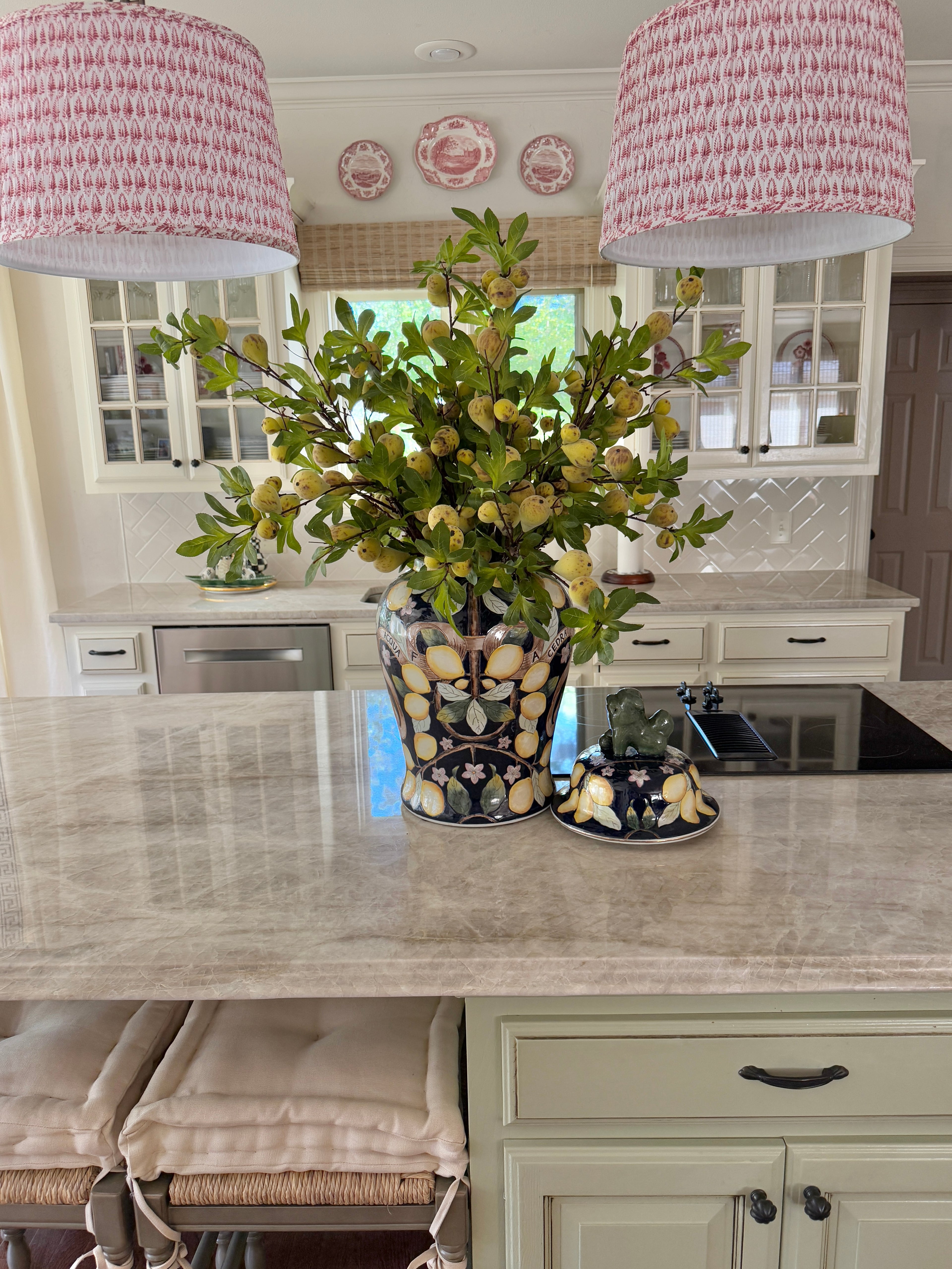 Faux botanical fig branch