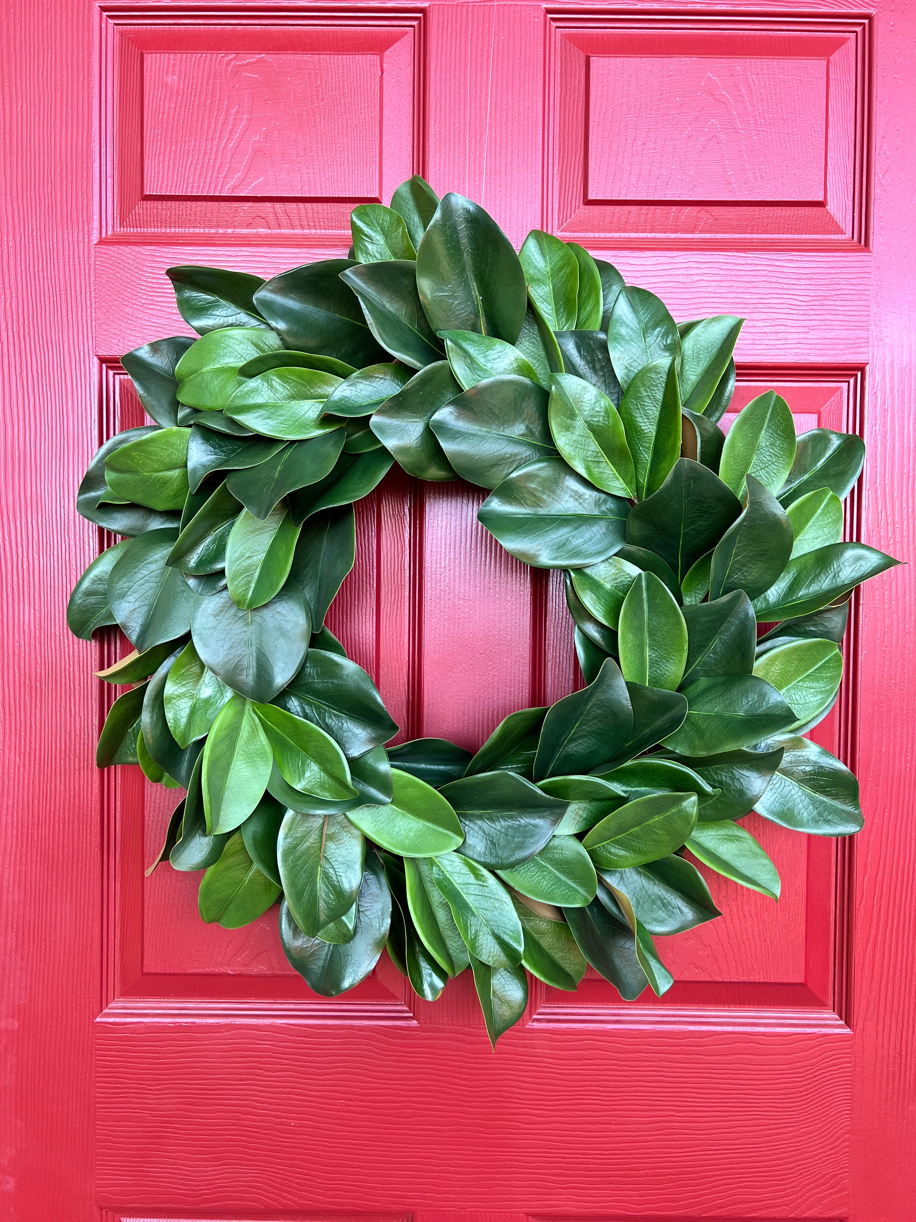 Deluxe large magnolia wreath 26”