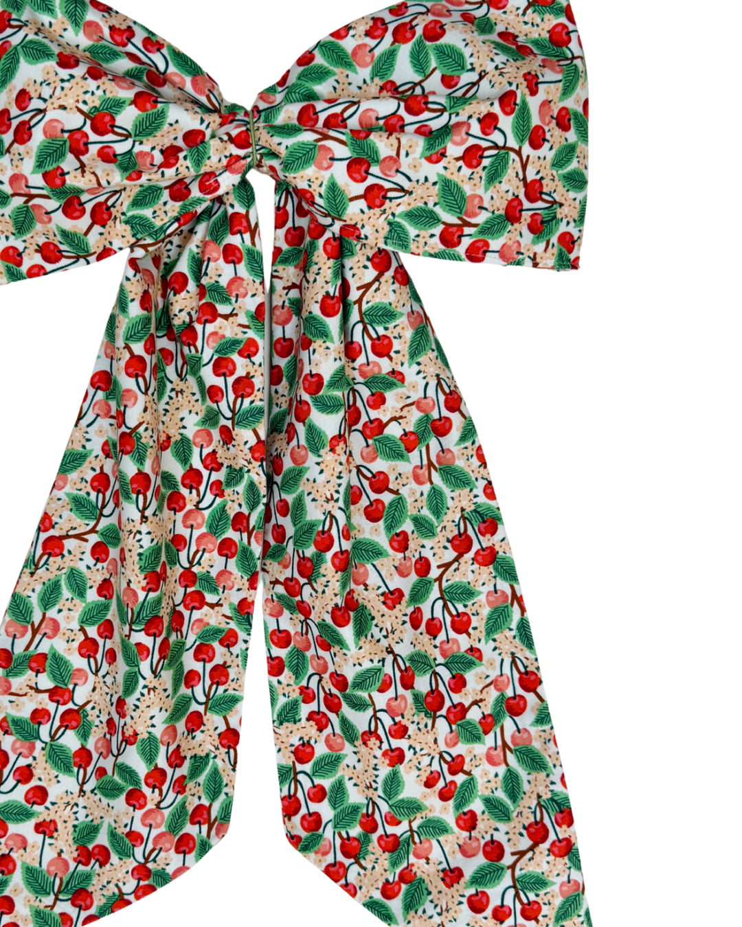 Rifle Paper Co cherry print signature wreath sash