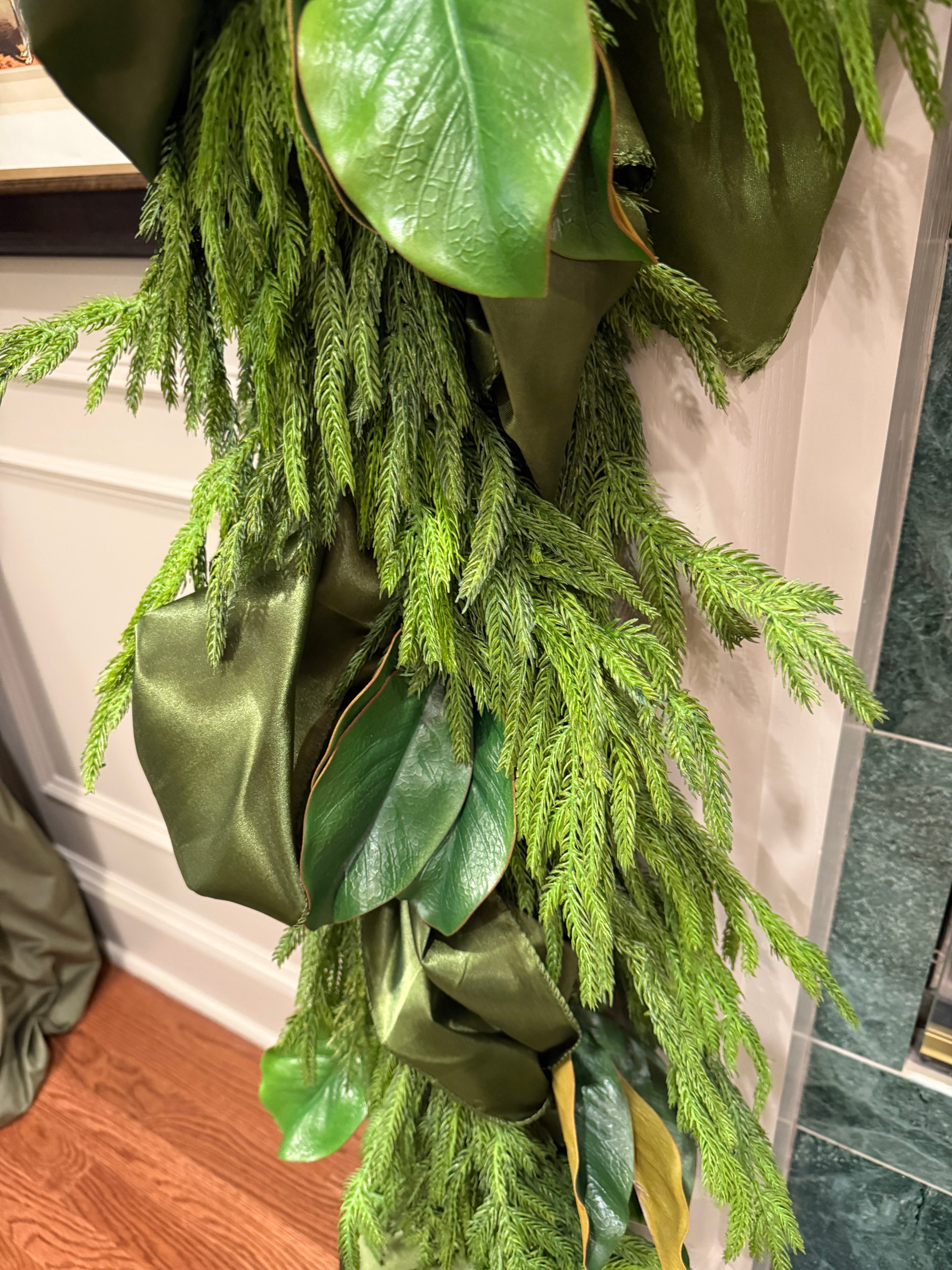 6’ Norfolk pine garland