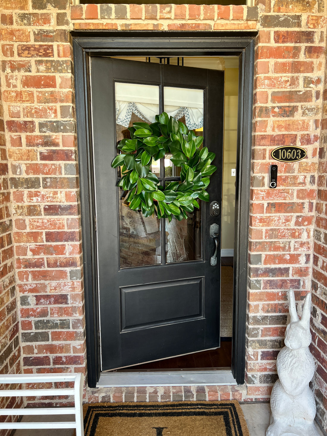 Deluxe large magnolia wreath 26”