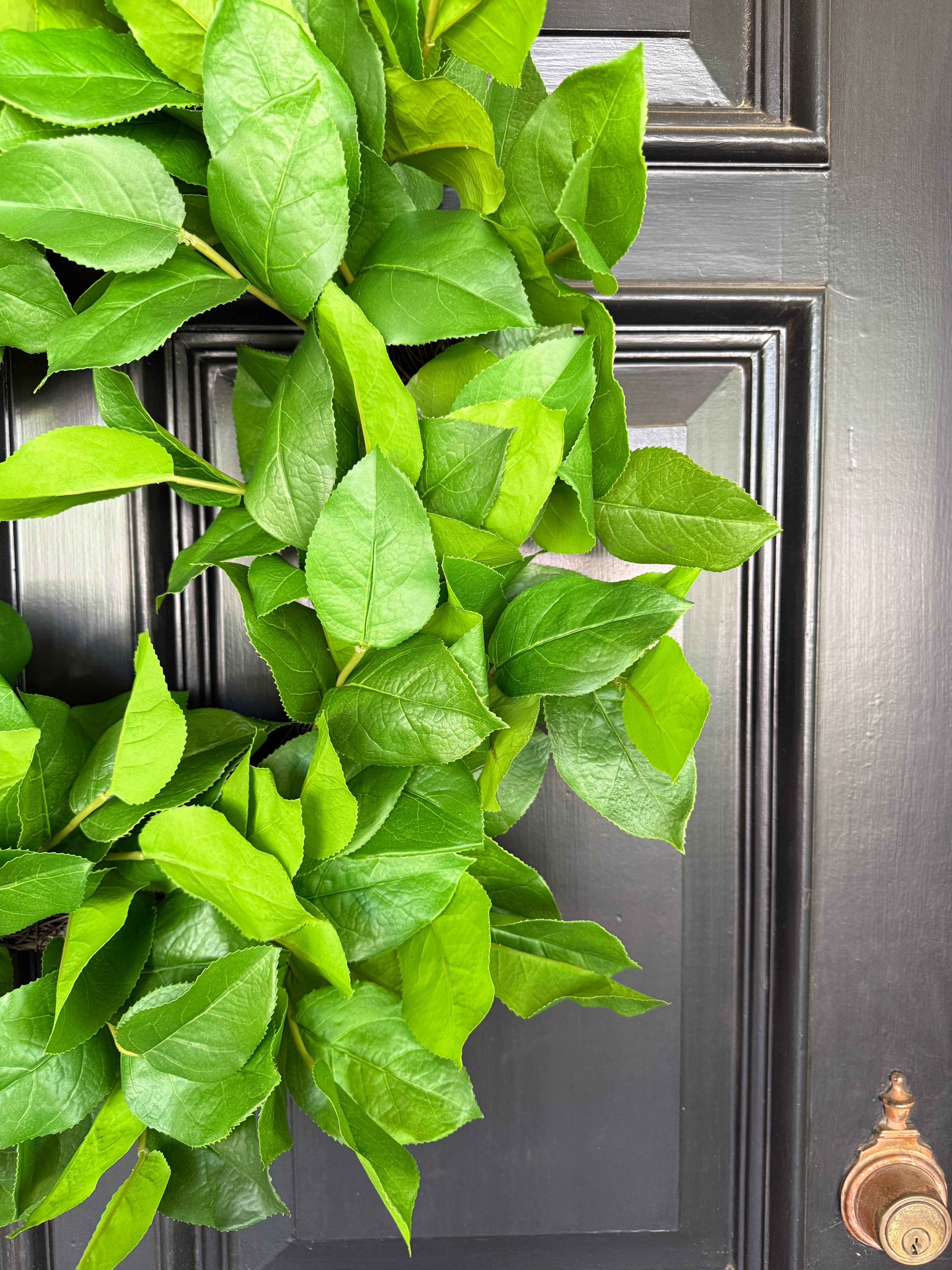 Lemon leaf wreath 28”