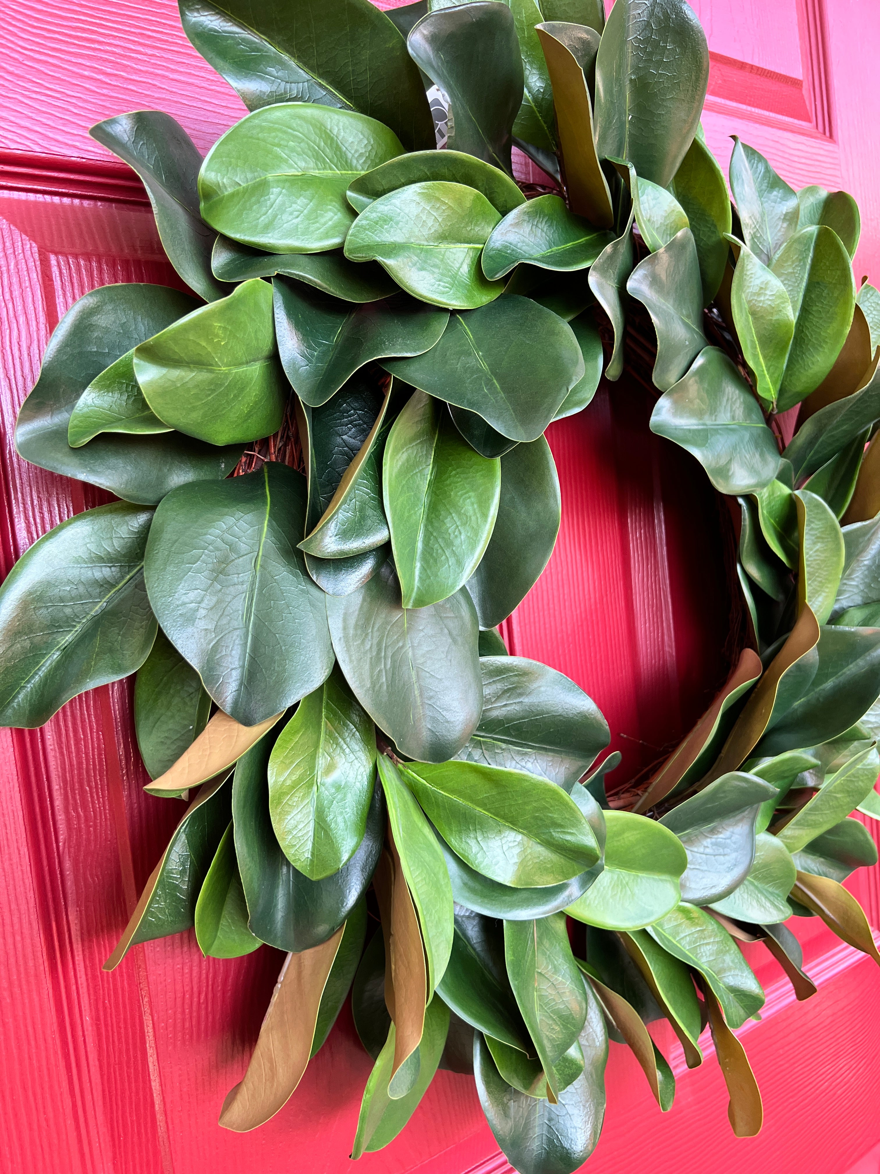 Deluxe large magnolia wreath 26”