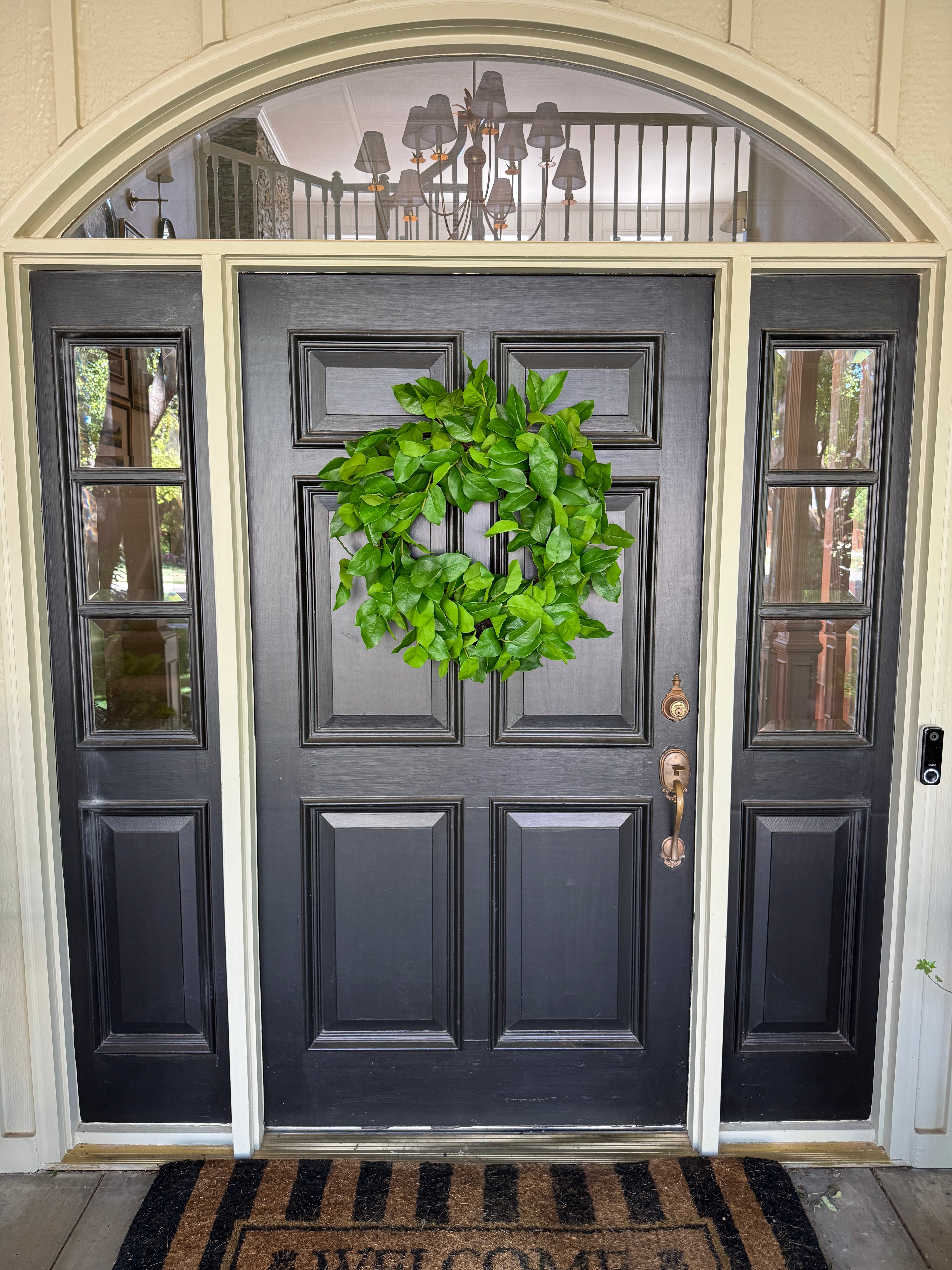 Lemon leaf wreath 28”