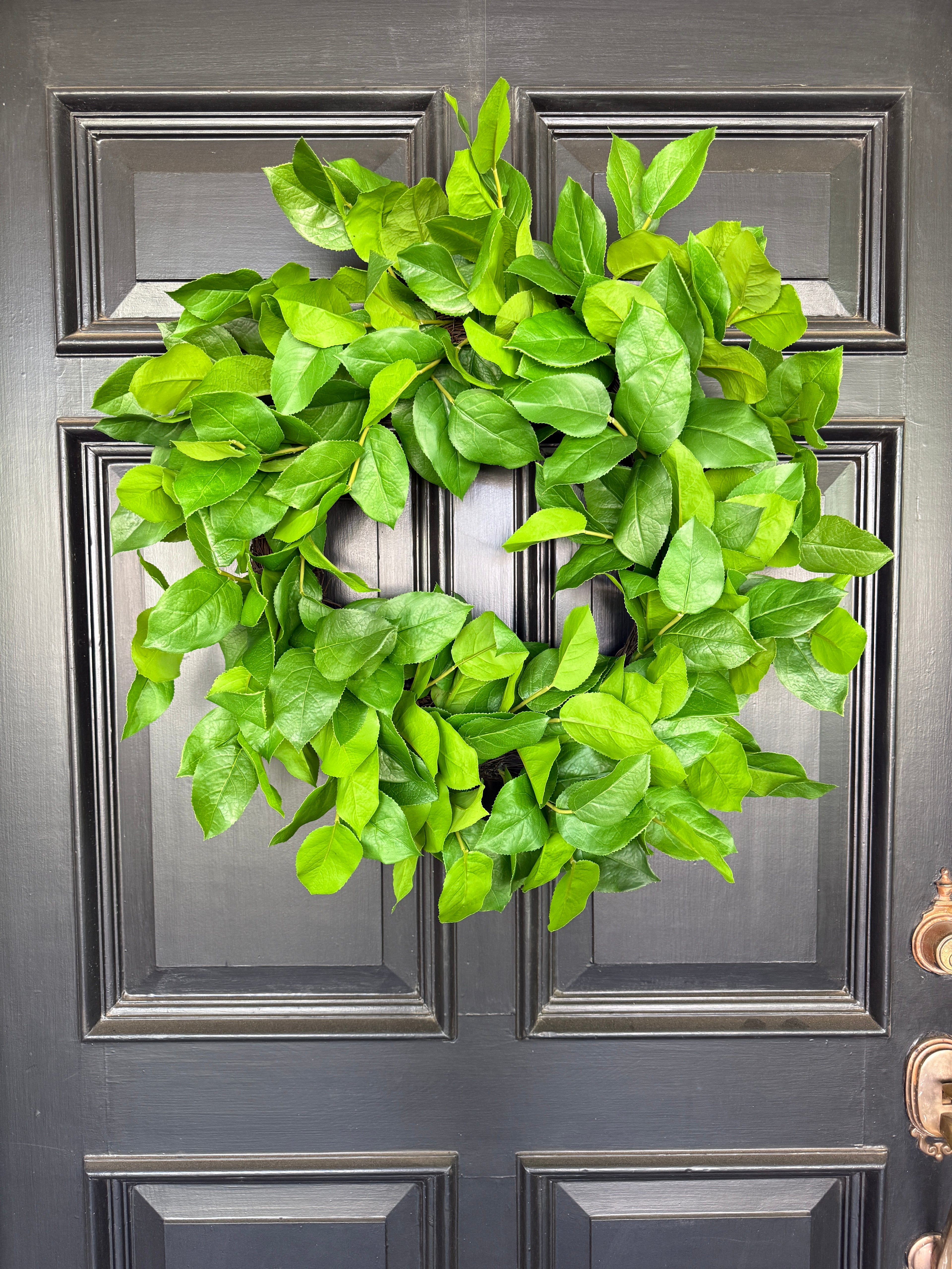 Lemon leaf wreath 28”