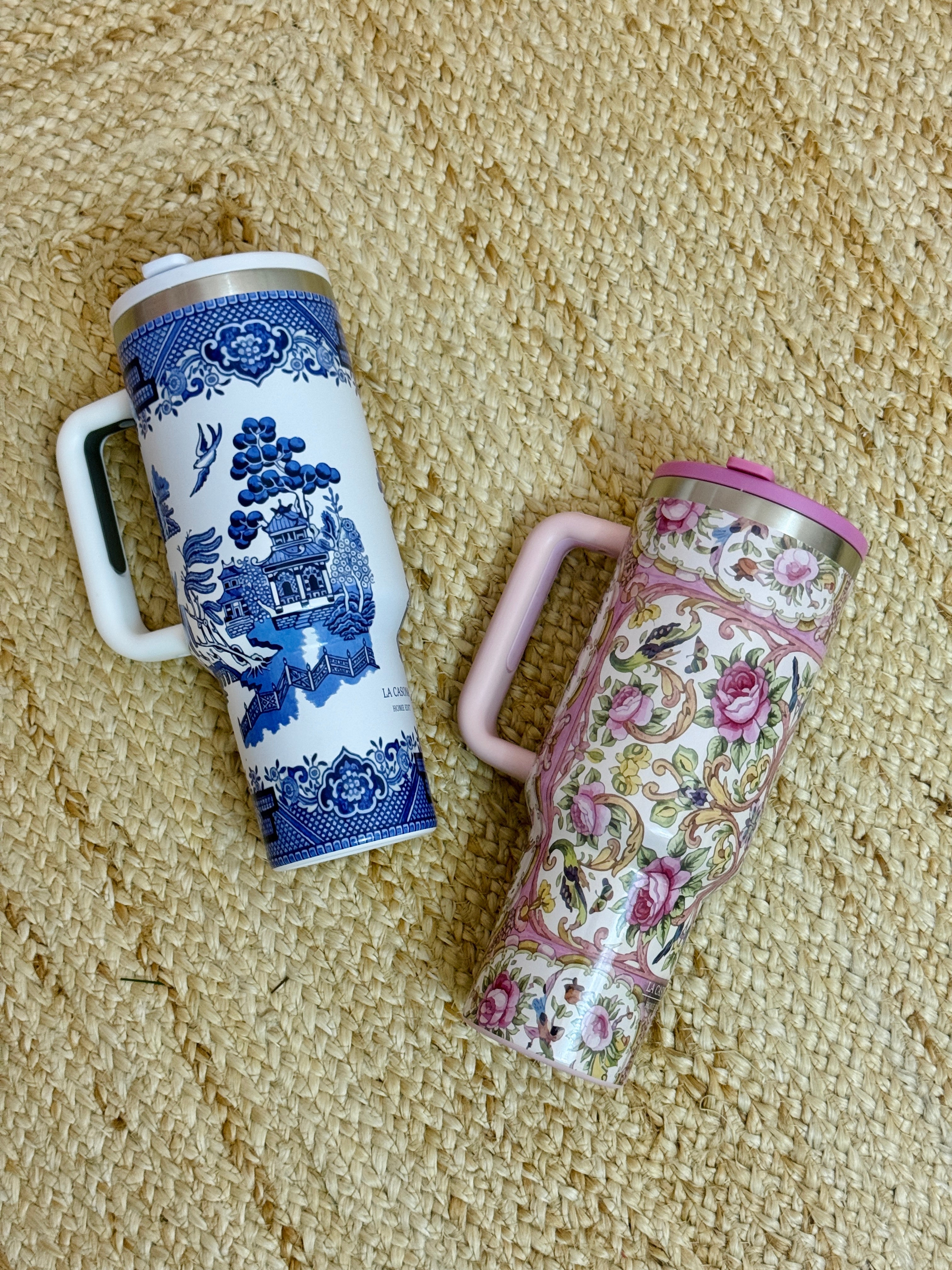 Rose Medallion insulated tumbler