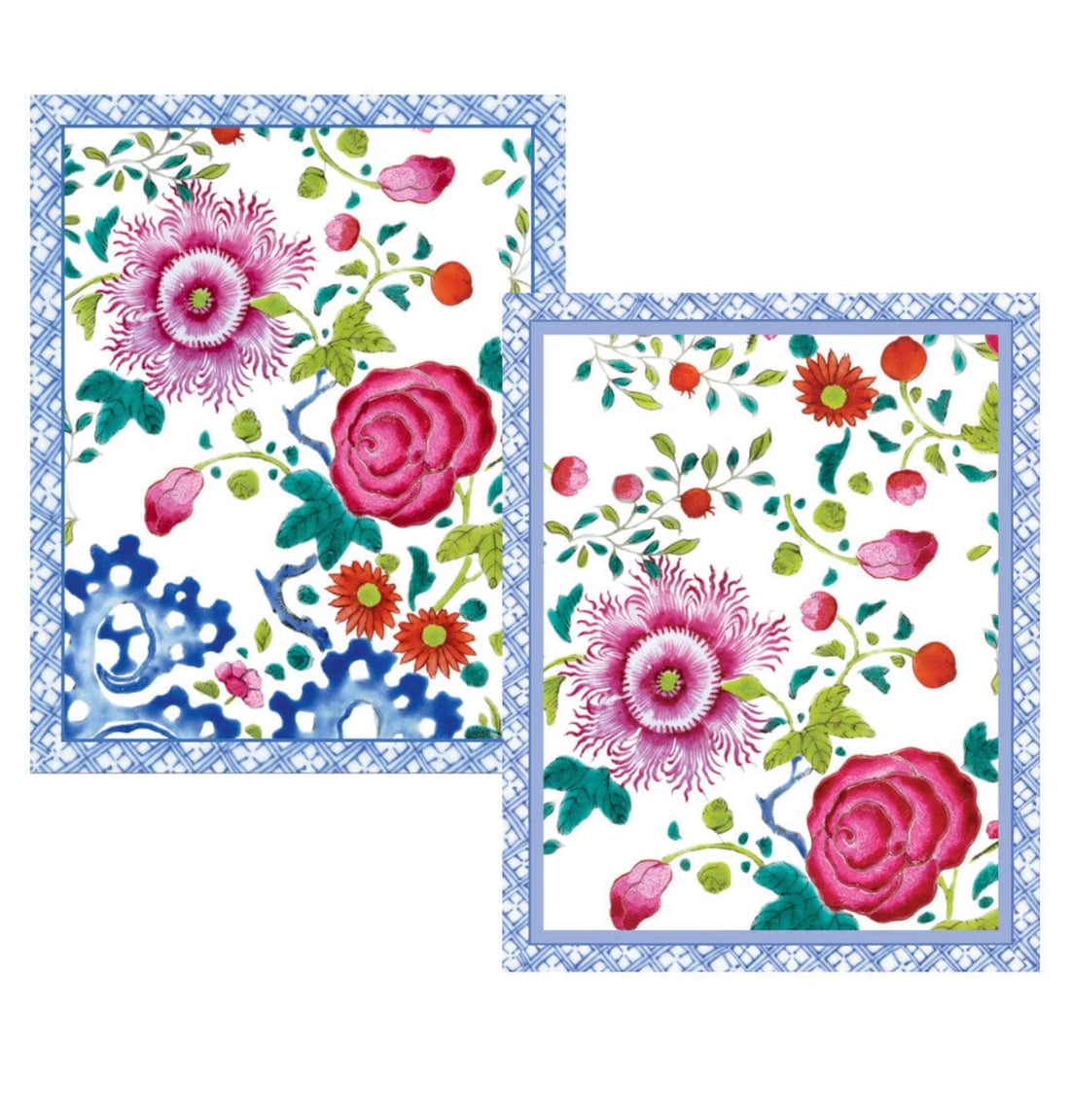Caspari porcelain boxed notecard set