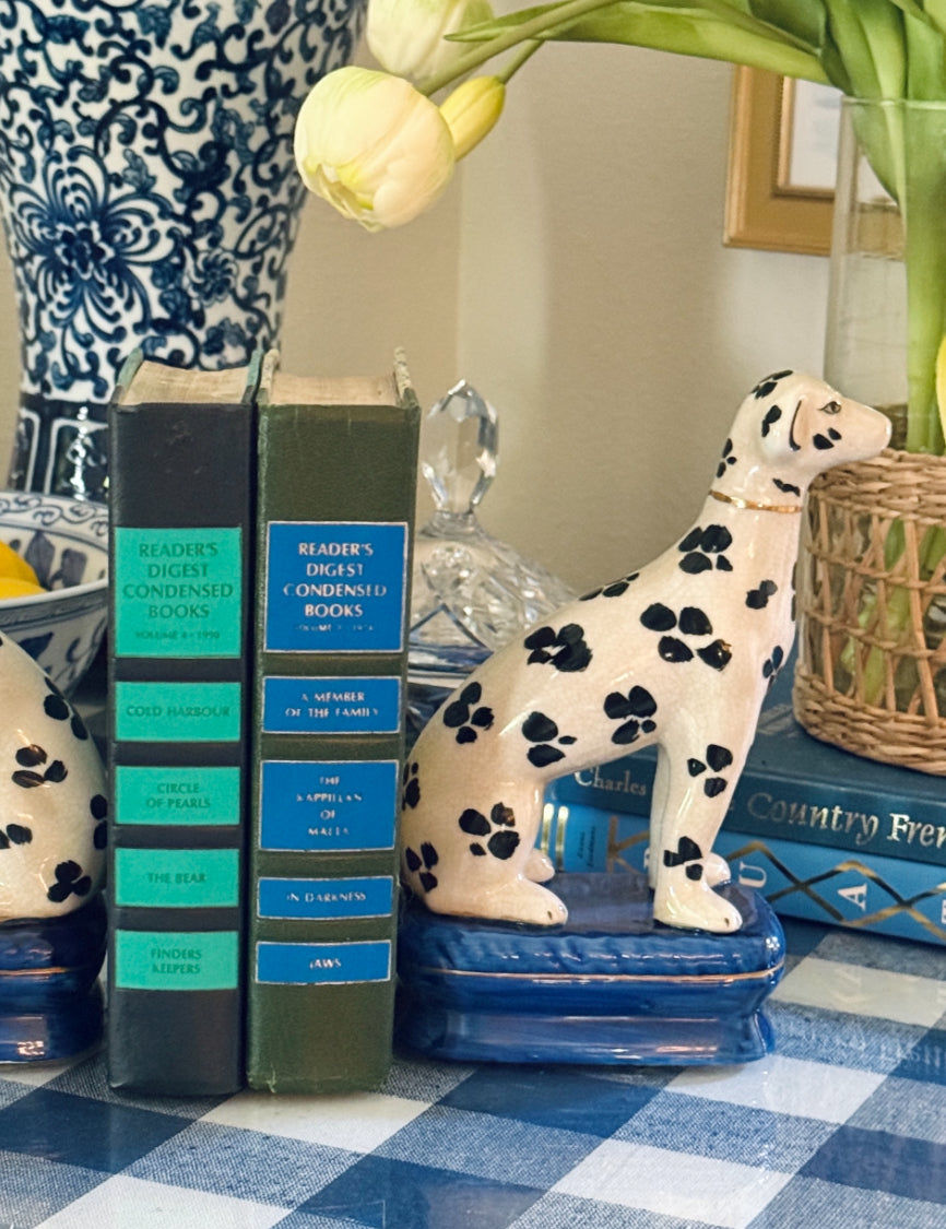 Staffordshire dogs porcelain whippet pair blue
