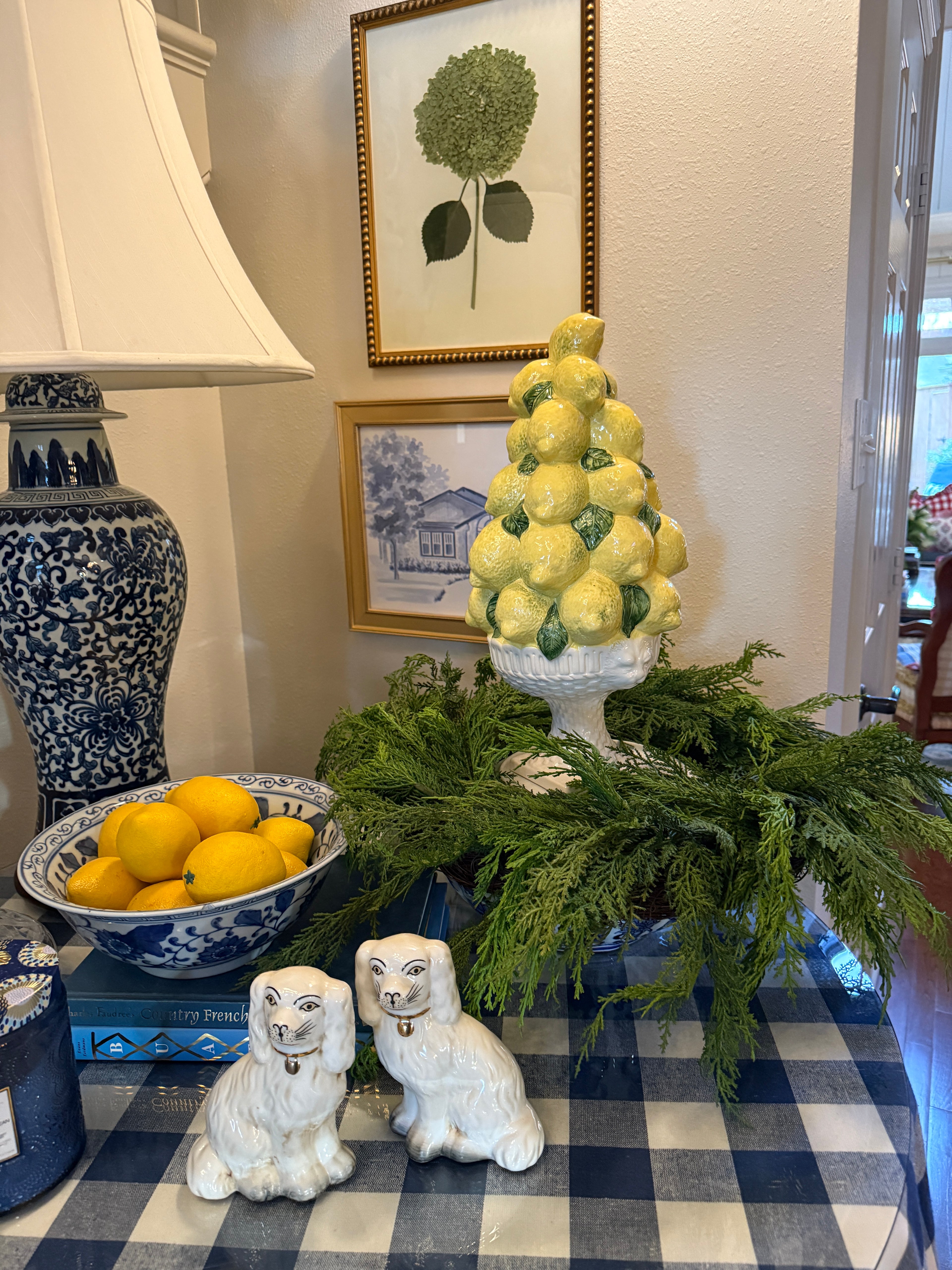 24” perfect faux cedar wreath