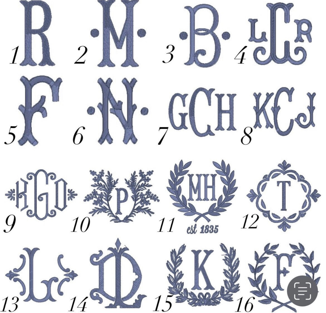Outdoor Royal gingham check wreath sash, two sizes
