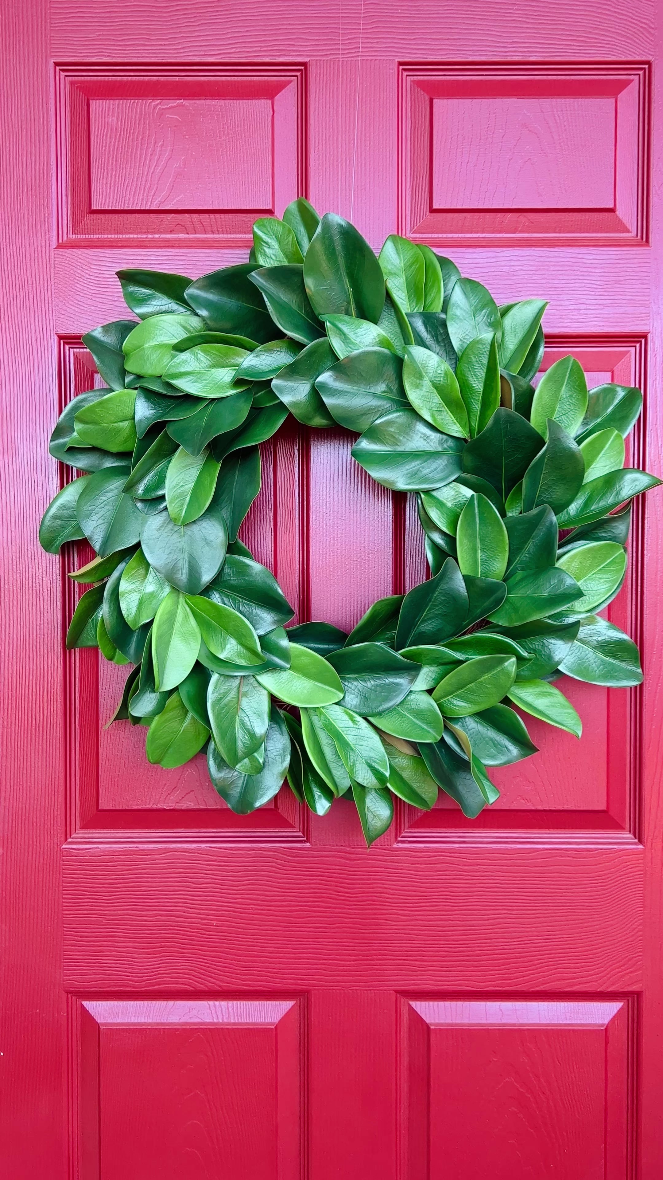 Deluxe large magnolia wreath 26”
