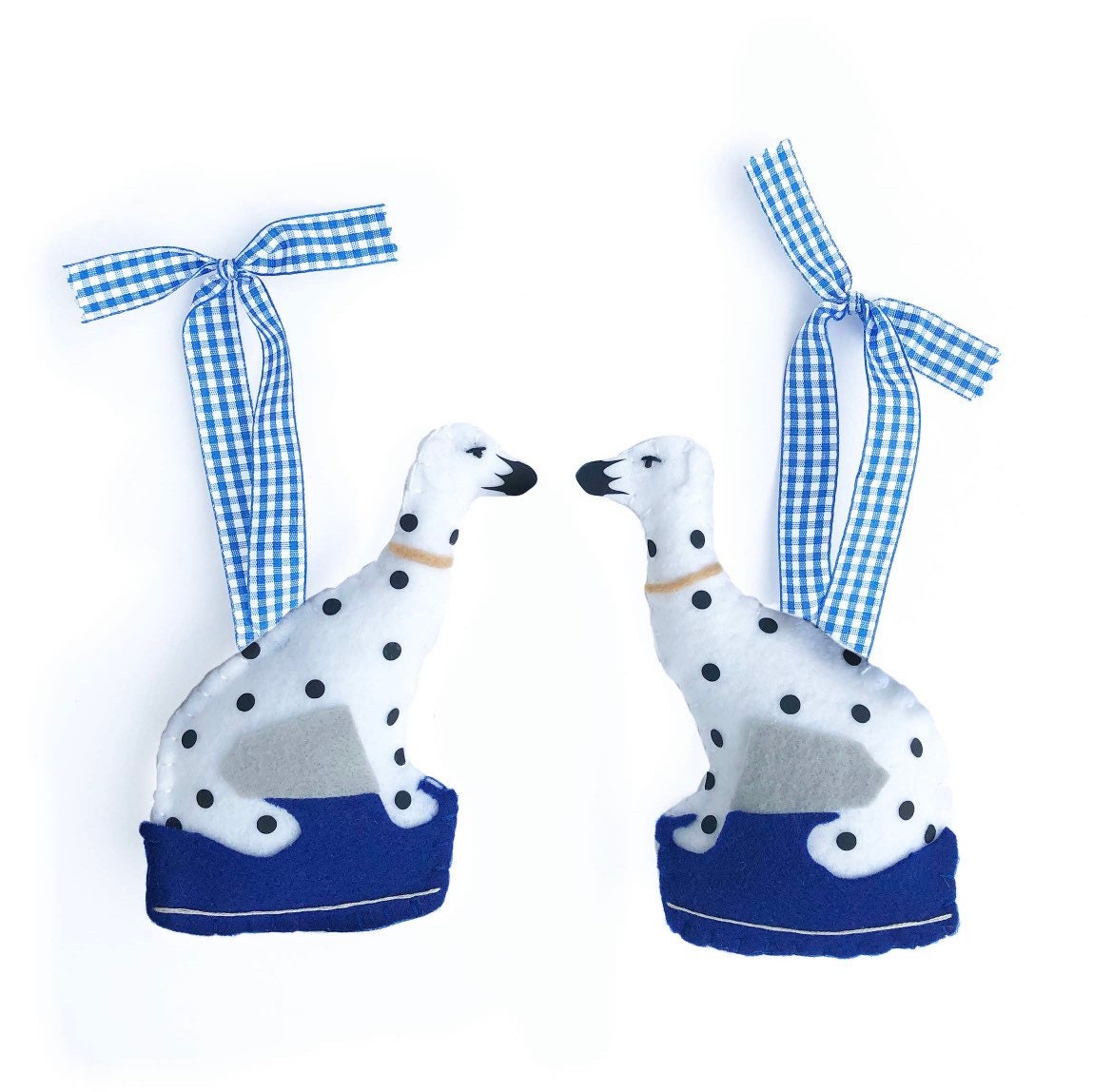 Staffordshire Dog Dalmatian Ornament single left facing