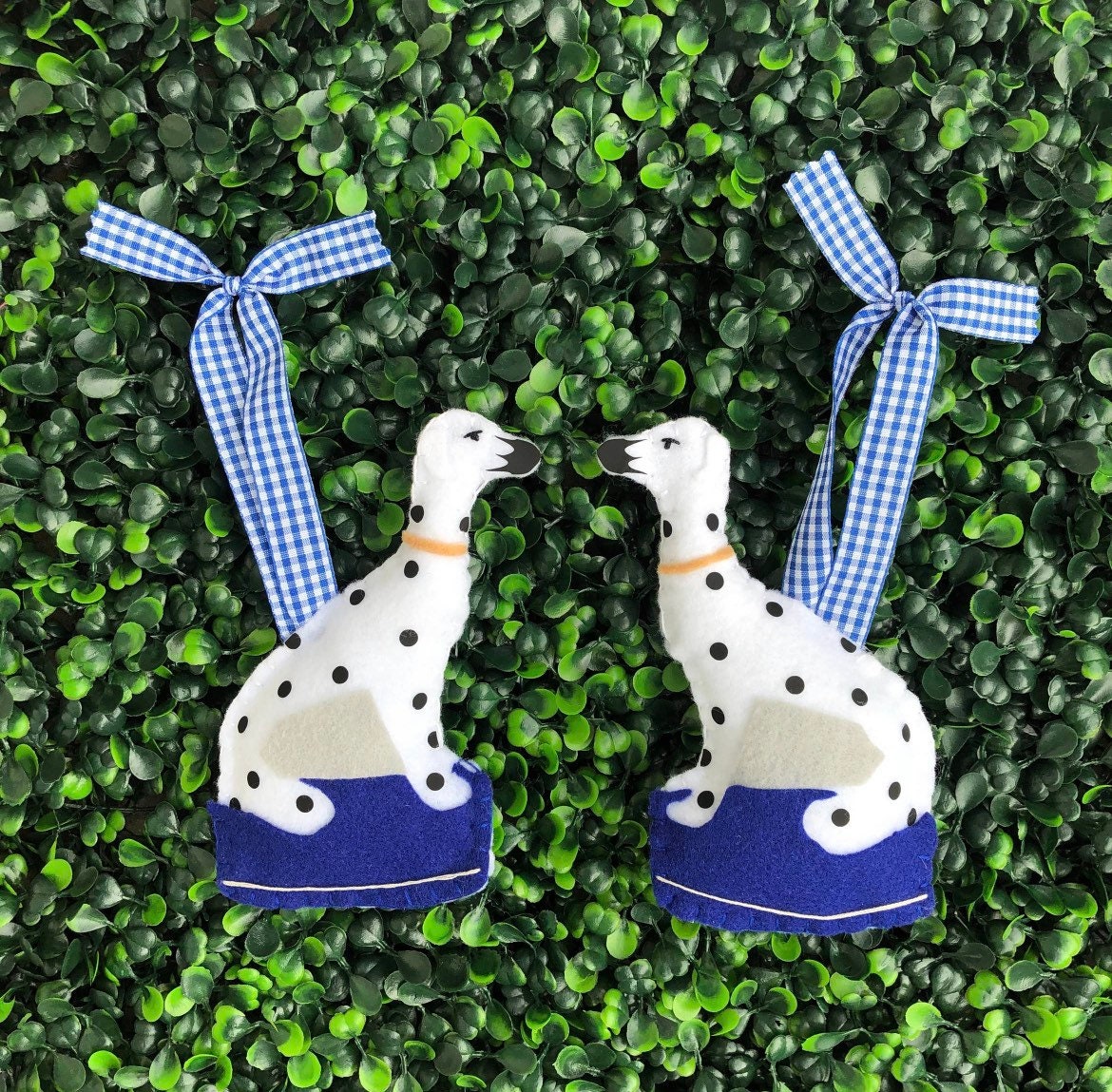 Staffordshire Dog Dalmatian Ornament single left facing