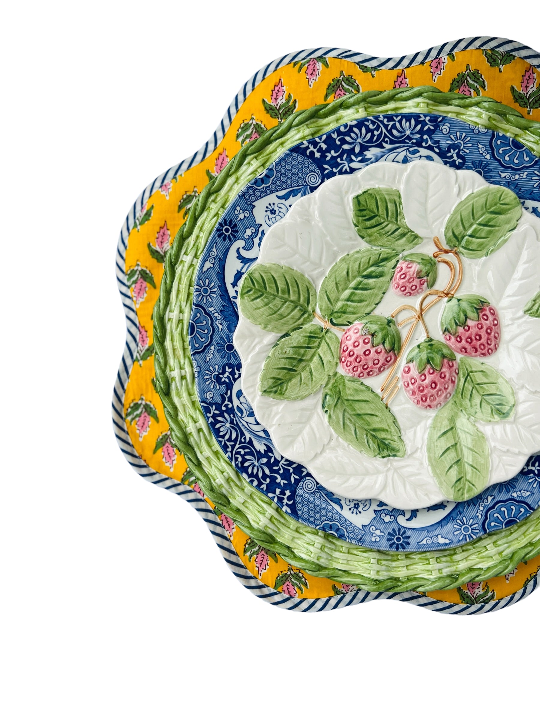 Fruit Du Jour plates set of 6