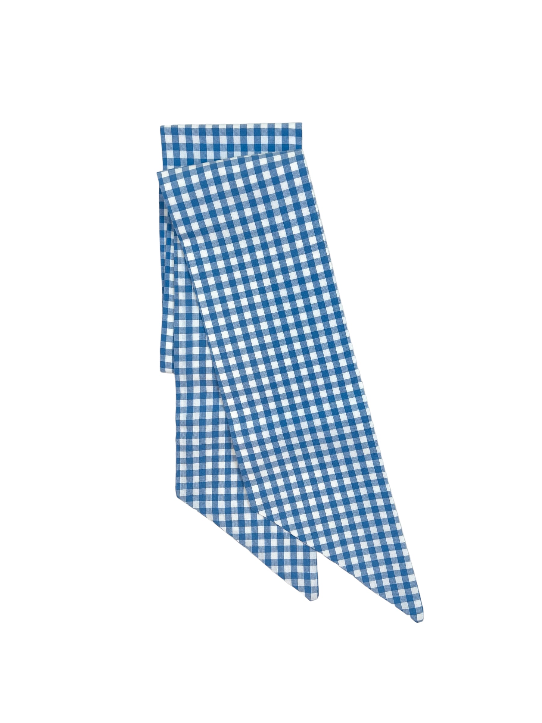 French blue gingham wreath sash monogram available