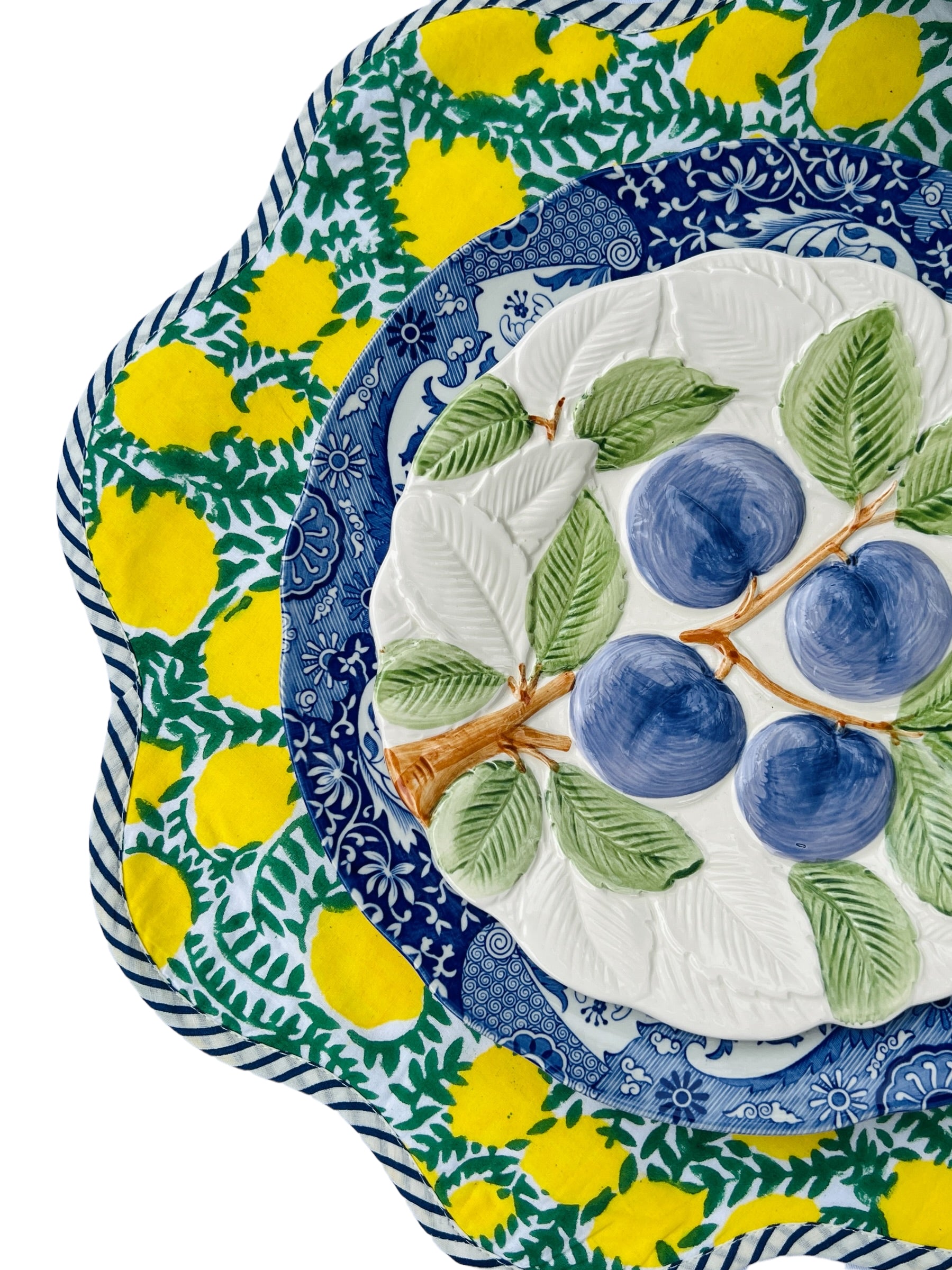 Fruit Du Jour plates set of 6