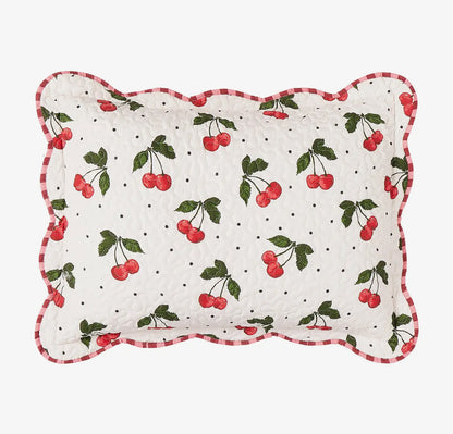 Red floral bedding collection