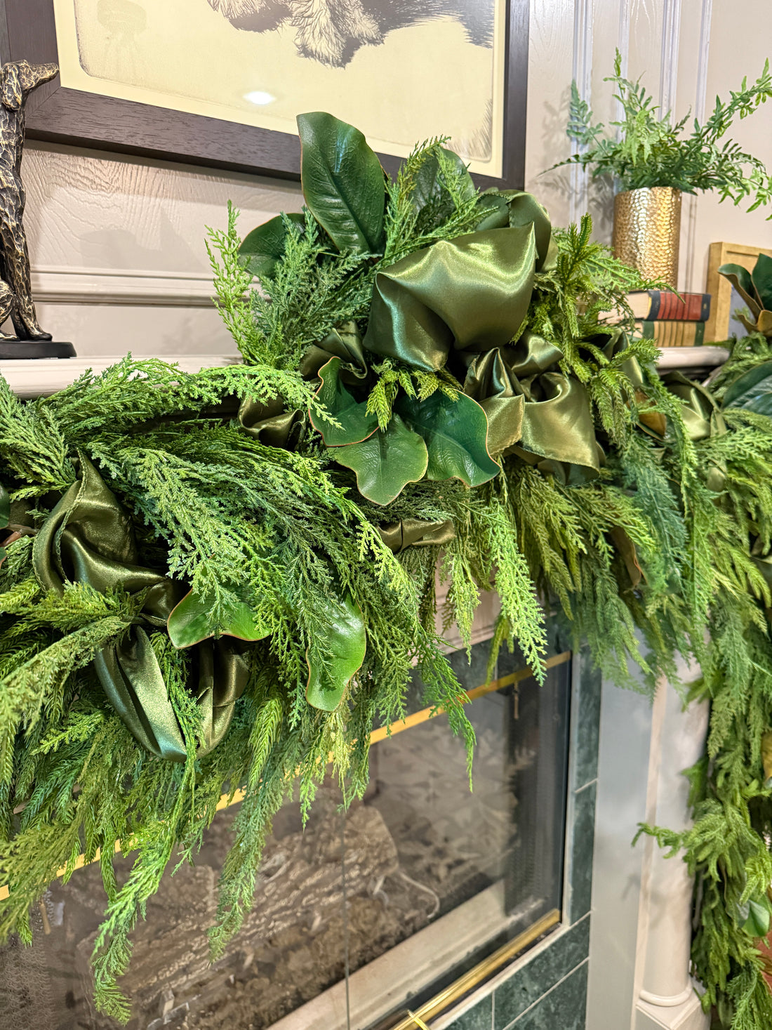 6’ Norfolk pine garland