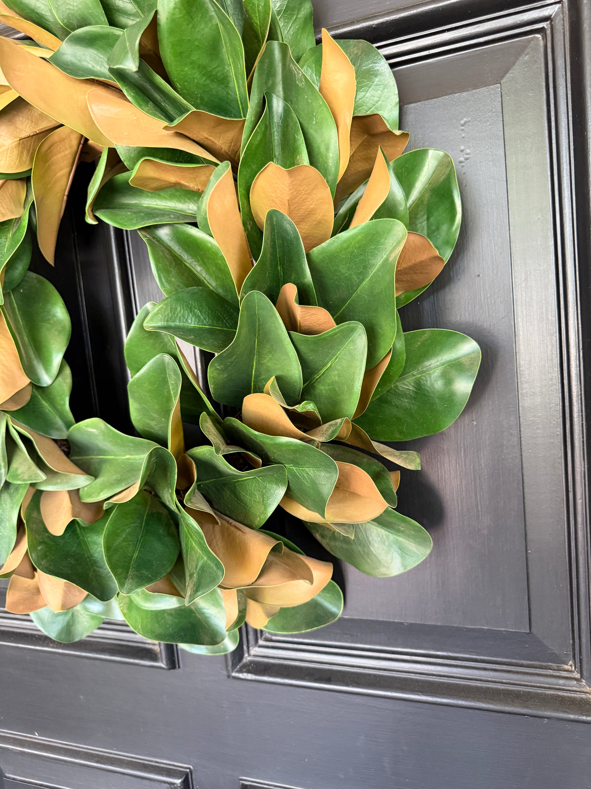 Extra large, lush 28” magnolia wreath