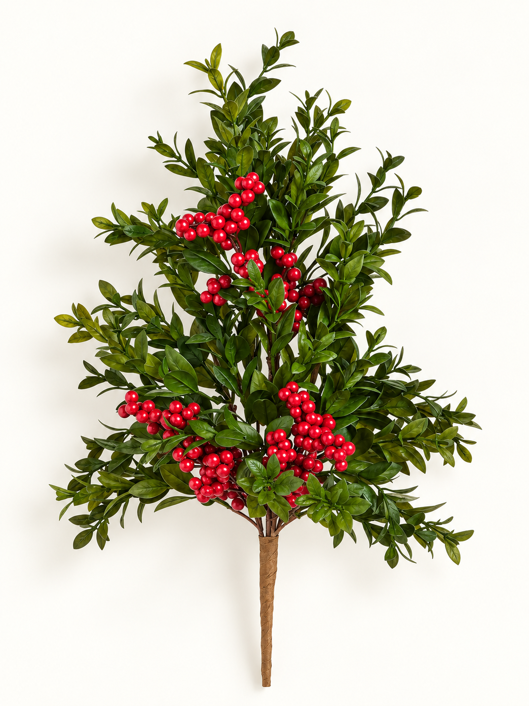 Boxwood and berries spray 20”