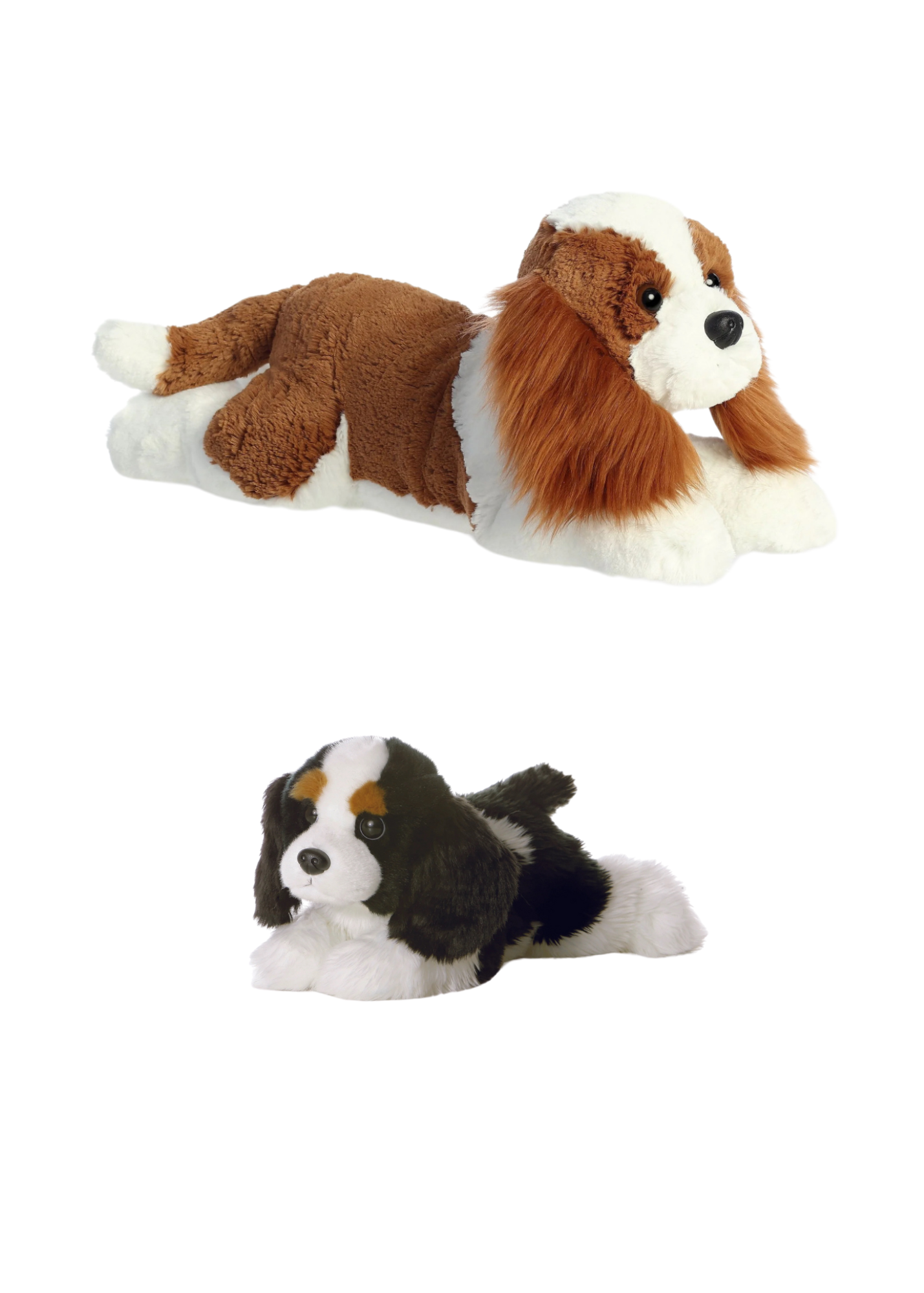 Charlie large plush King Charles Cavalier Spaniel, optional ribbon and monogram available!