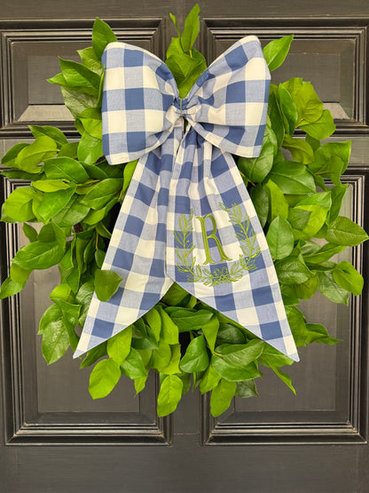 Lemon leaf wreath 28”