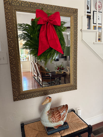 24” perfect faux cedar wreath