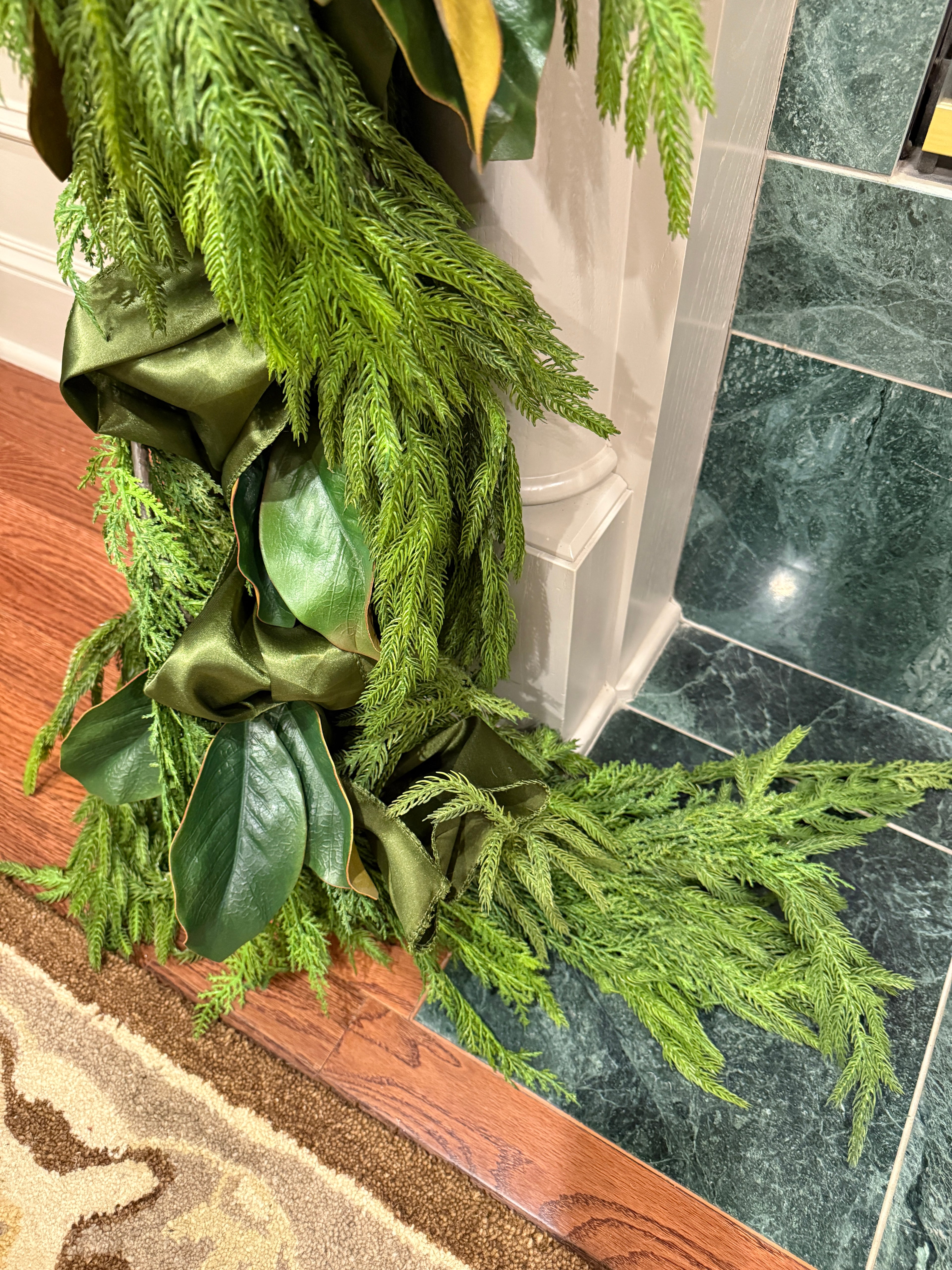 6’ Norfolk pine garland