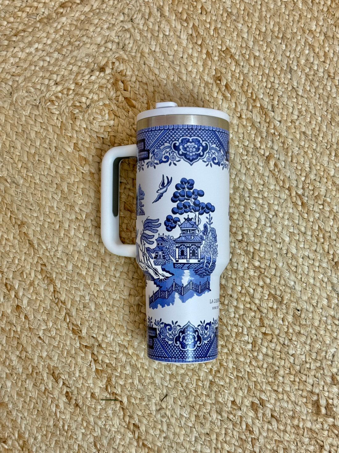 Blue willow insulated tumbler