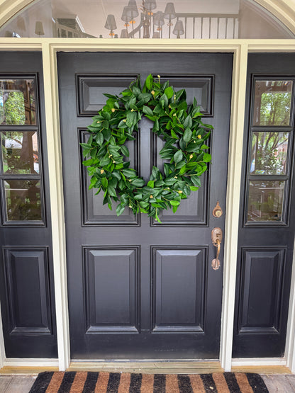 Oversized 32” Camellia wreath
