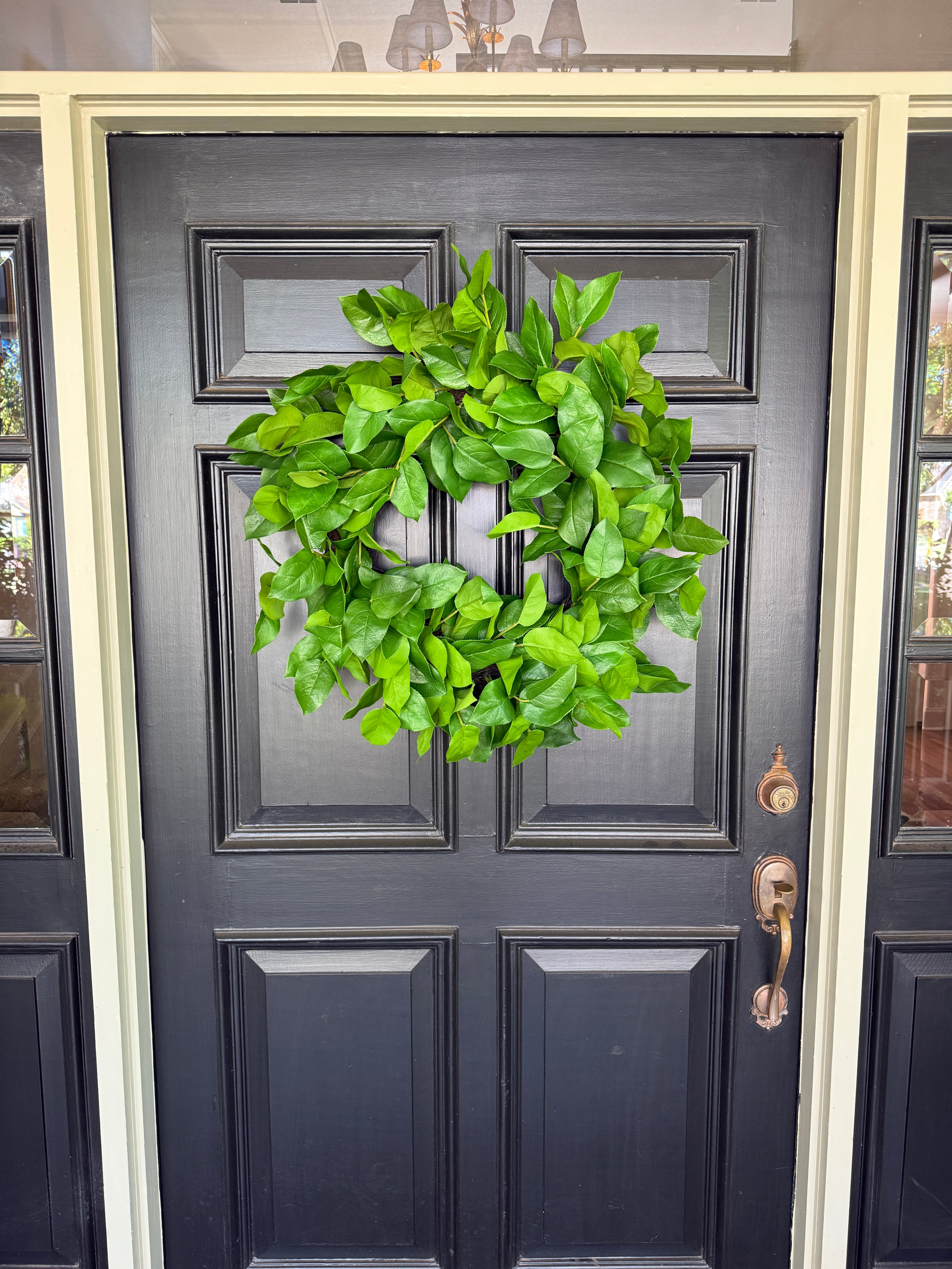 Lemon leaf wreath 28”