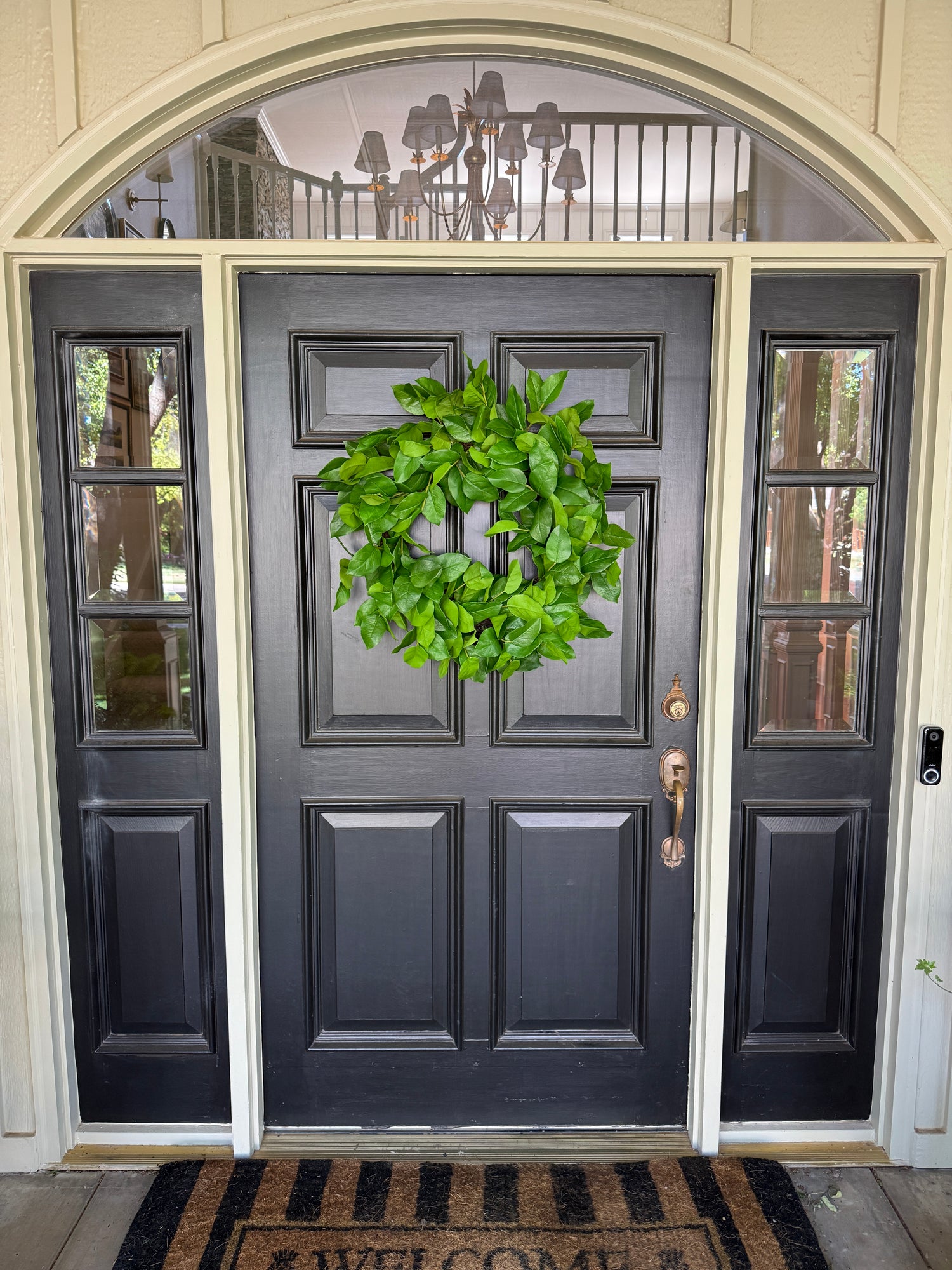 Lemon leaf wreath 28”