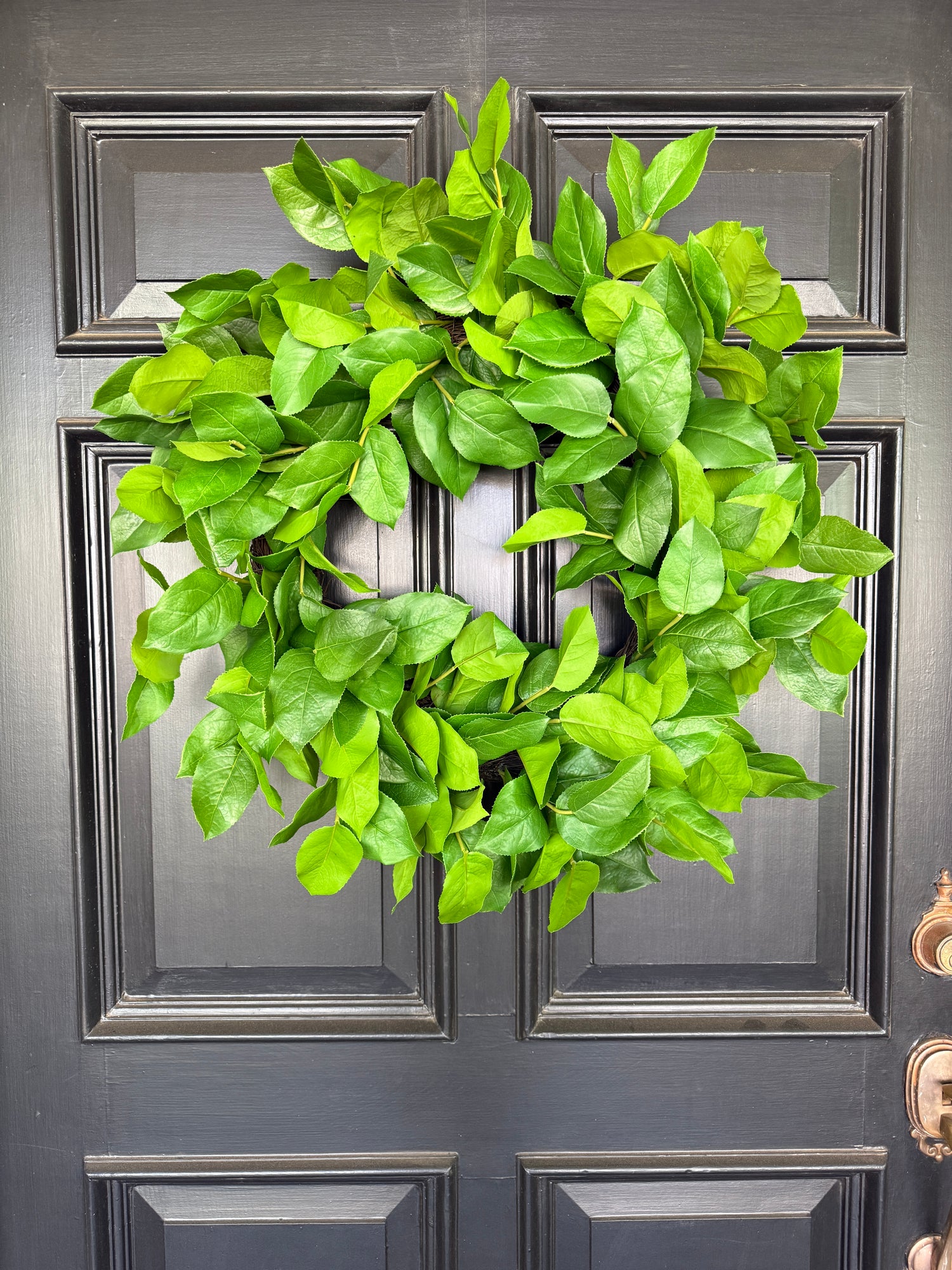 Lemon leaf wreath 28”