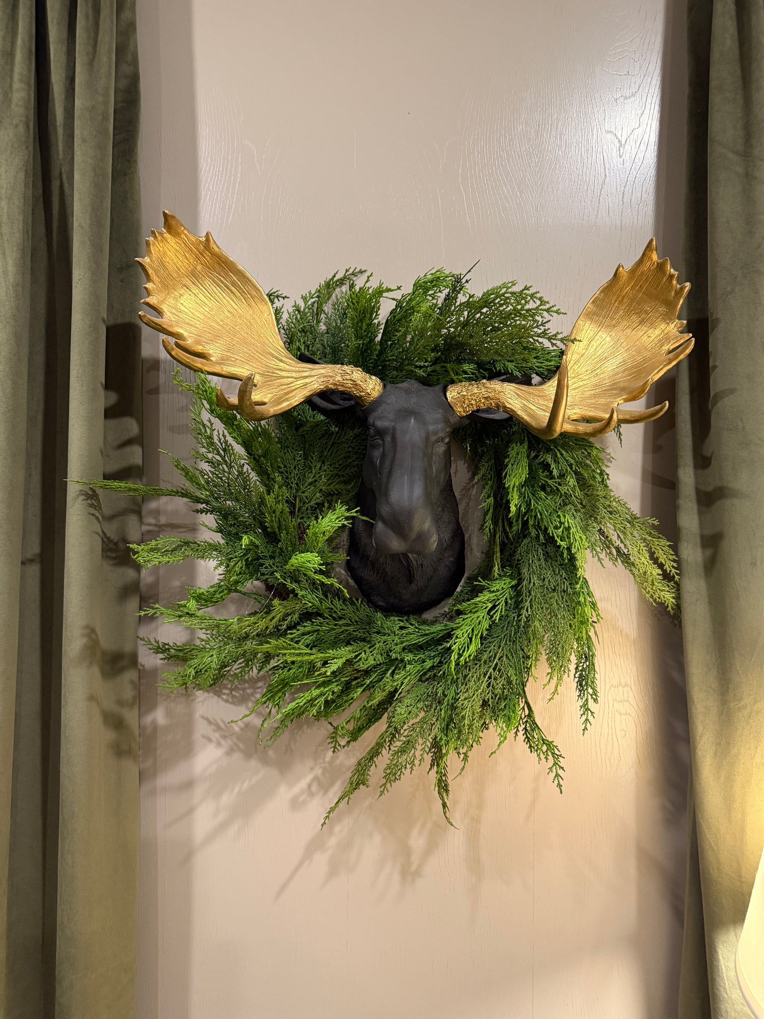 24” perfect faux cedar wreath