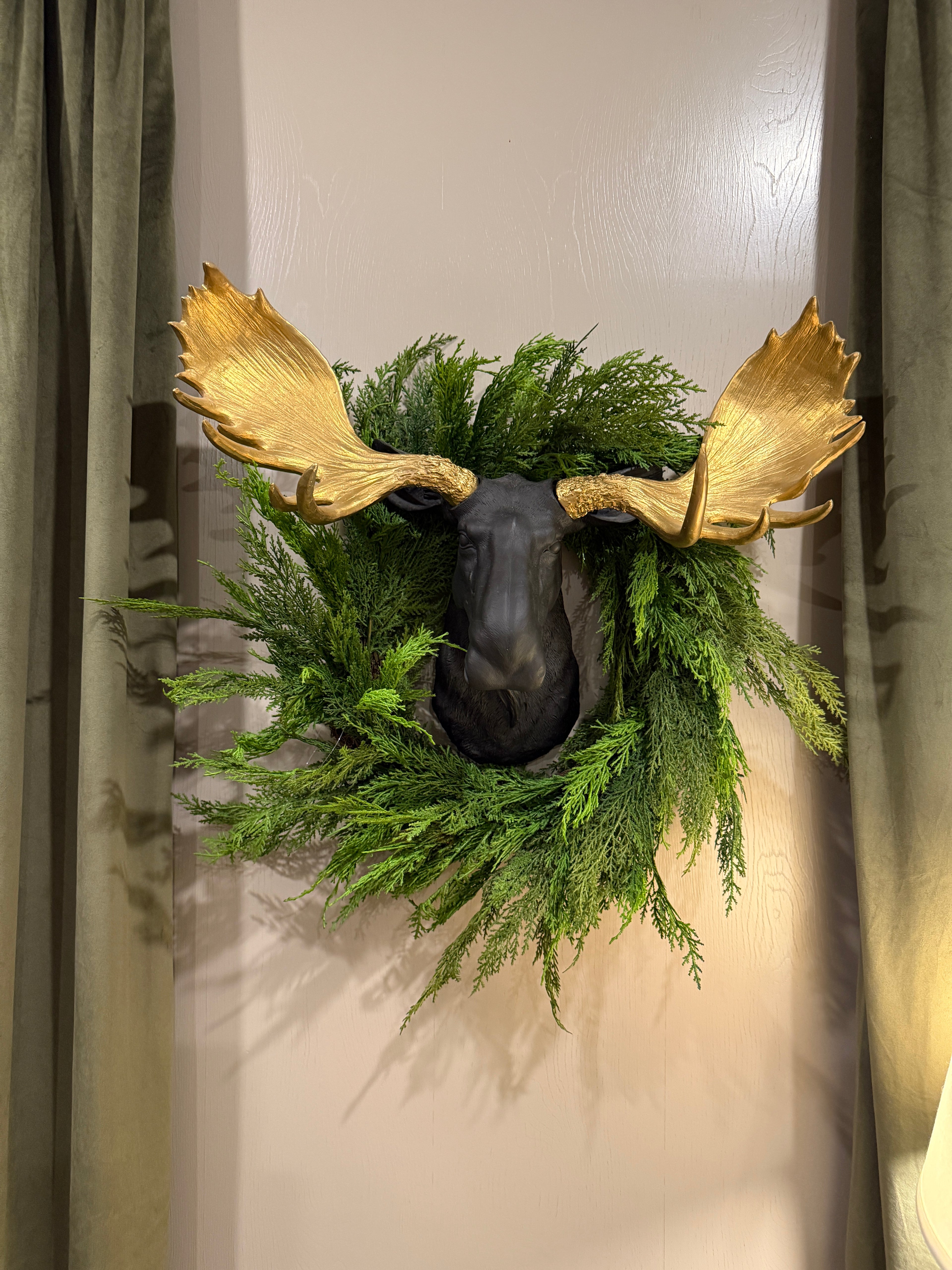 24” perfect faux cedar wreath