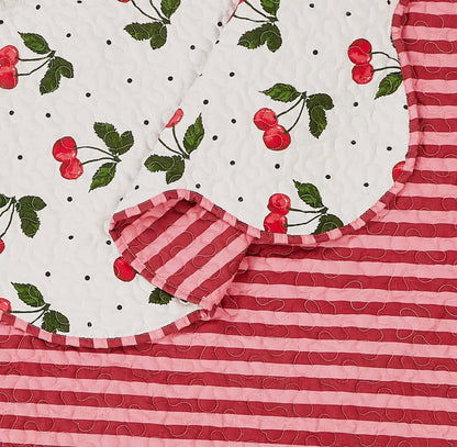Red floral bedding collection