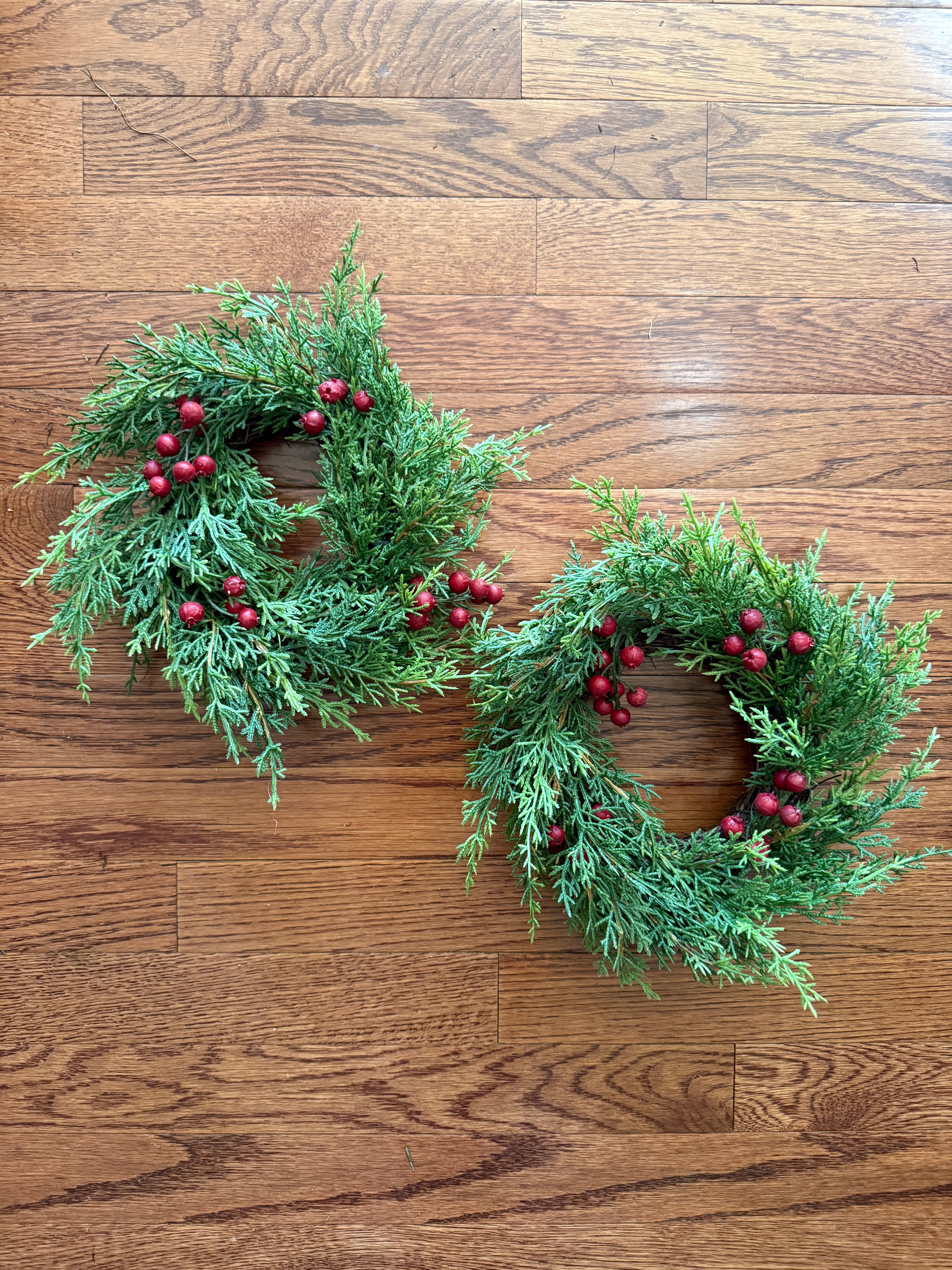 Little berry wreath set of two 10”