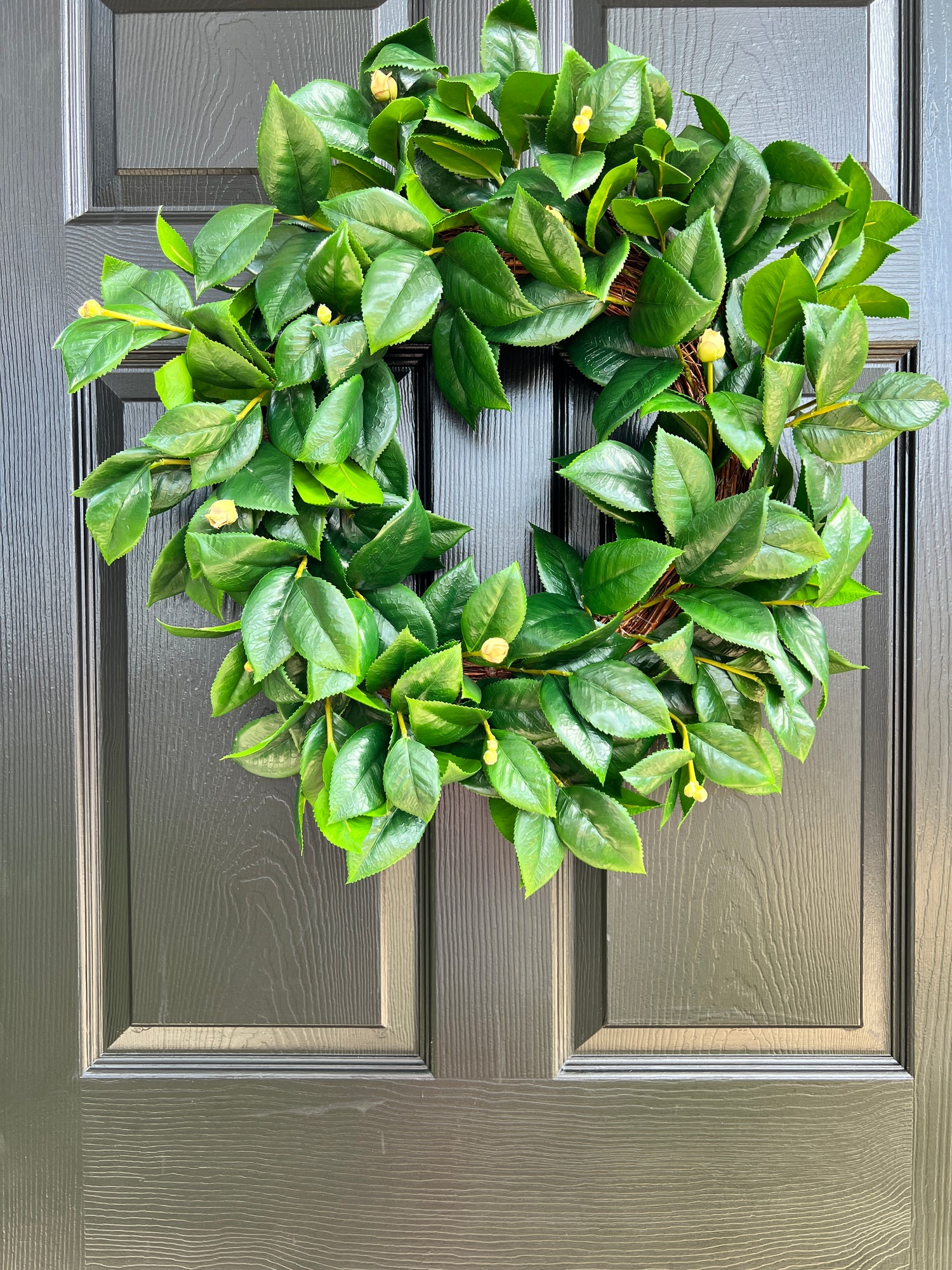 Camellia leaves wreath 26”