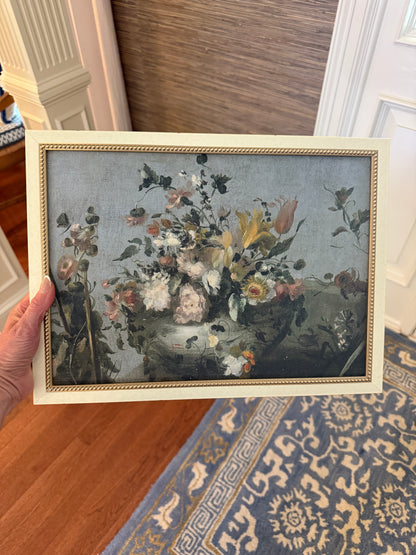 Floral still life framed wall art