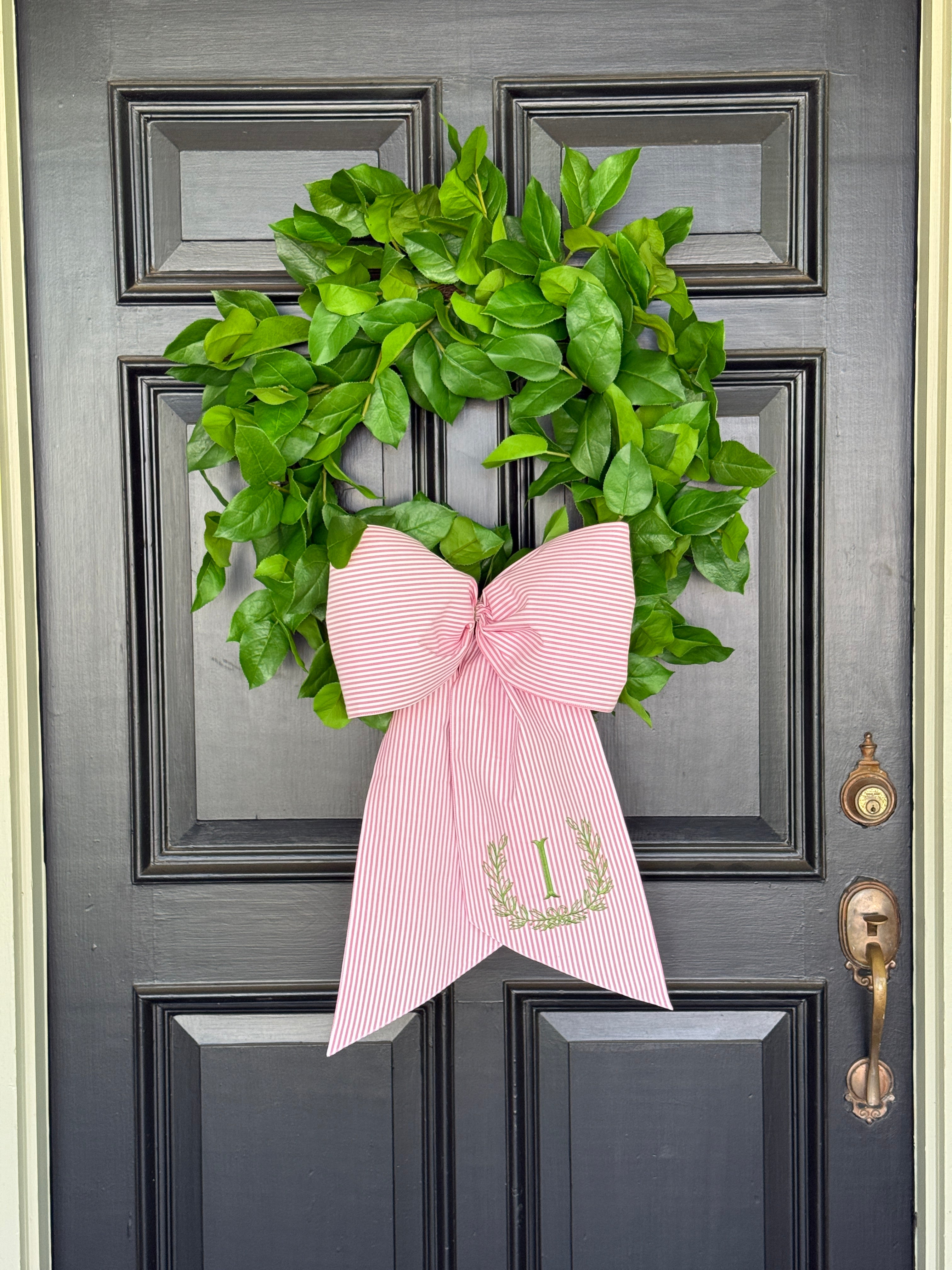 Lemon leaf wreath 28”