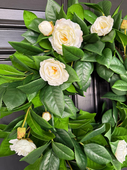 Camellia wreath 26”