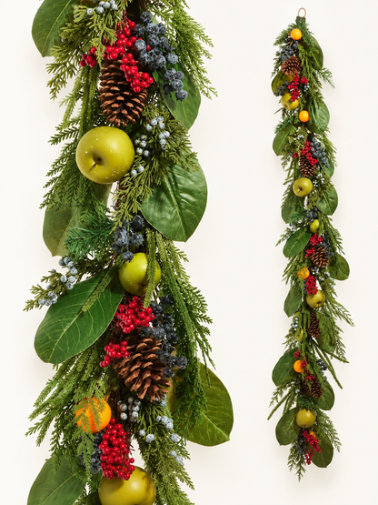 Mixed fruit garland 6’
