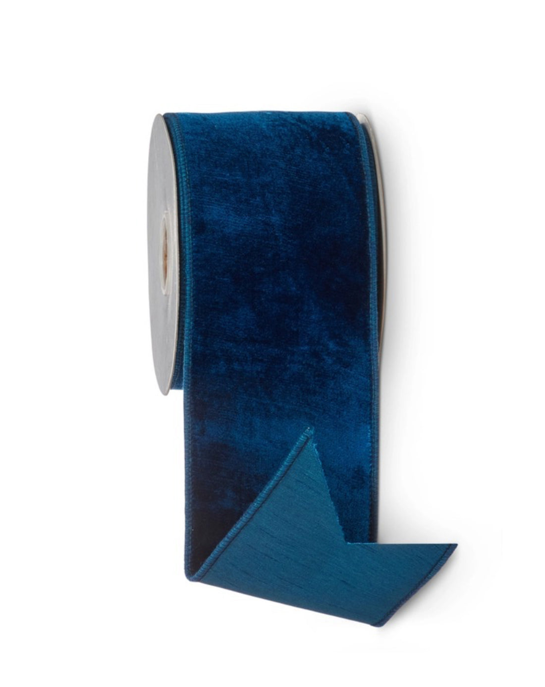 Blue velvet luxury wired ribbon