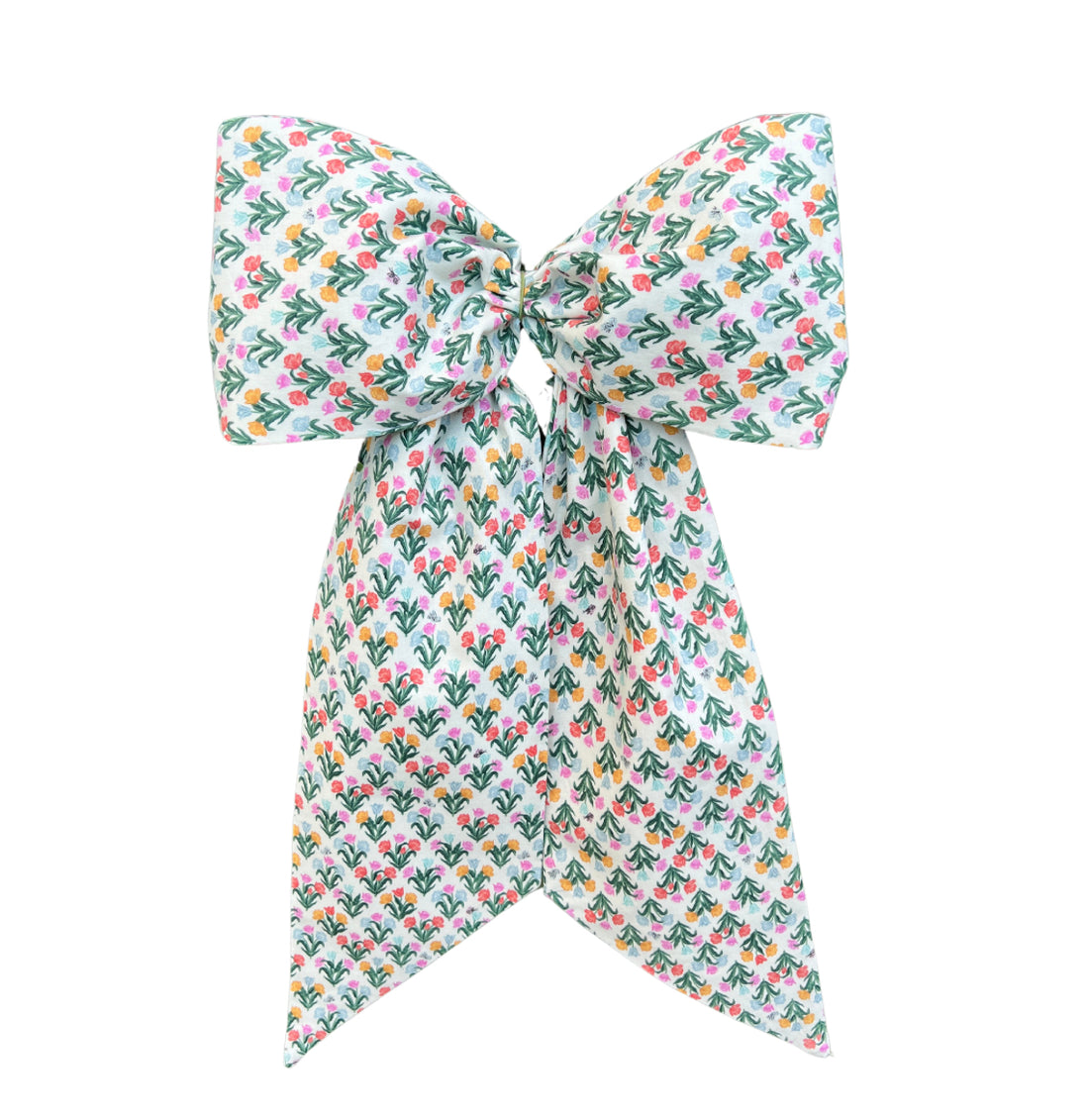 Tulip print signature wreath sash