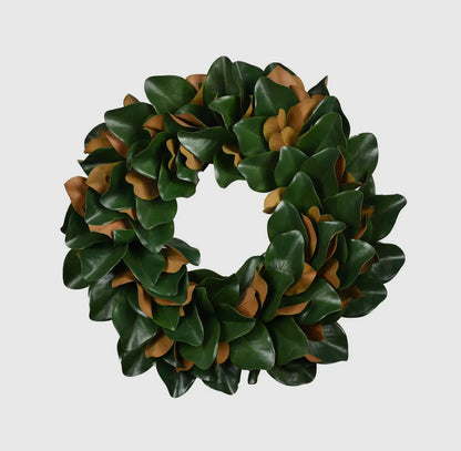 Extra large, lush 28” magnolia wreath