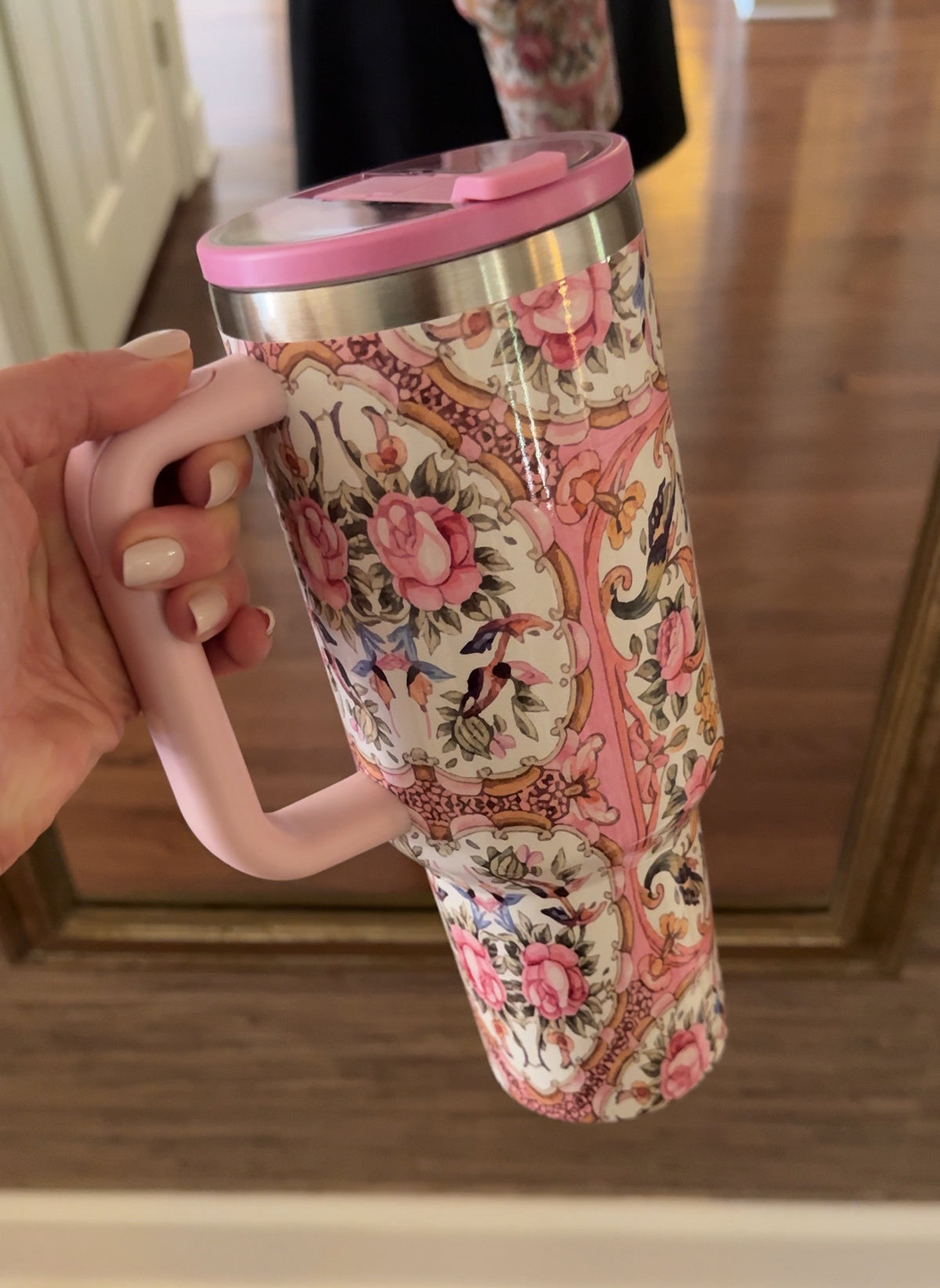 Famille Rose insulated tumbler *preorder*