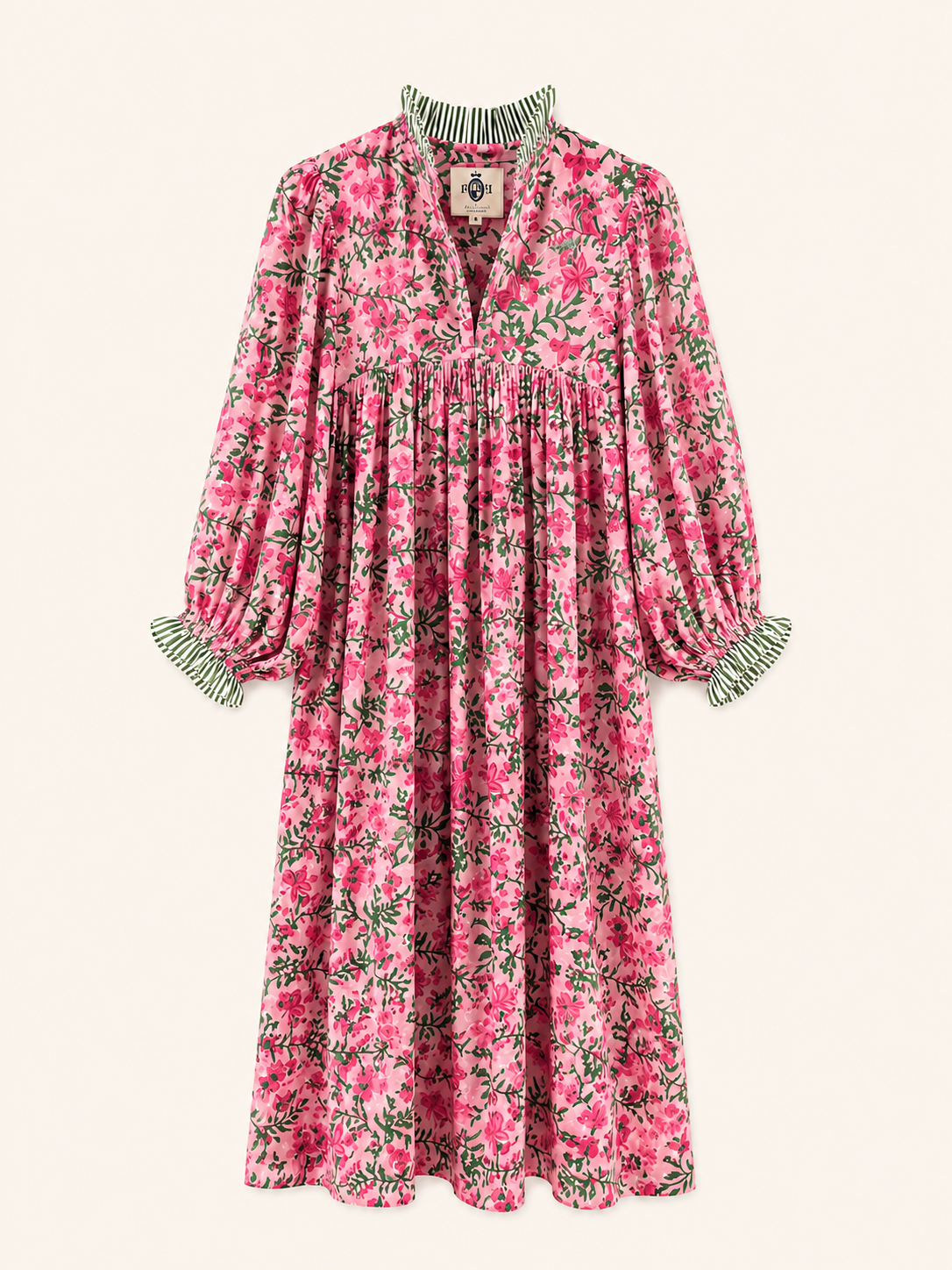 Lillie caftan maxi dress pink