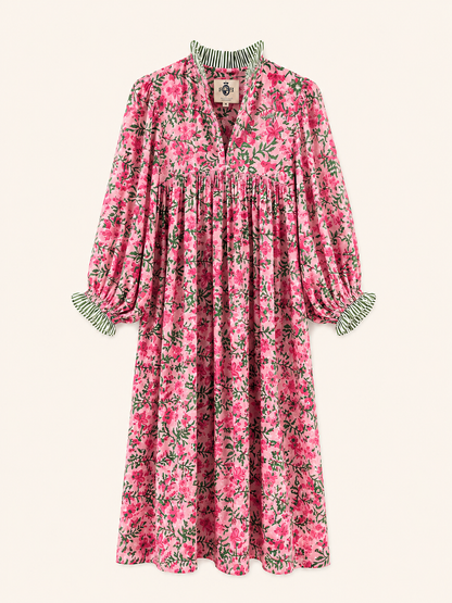 Lillie caftan maxi dress pink